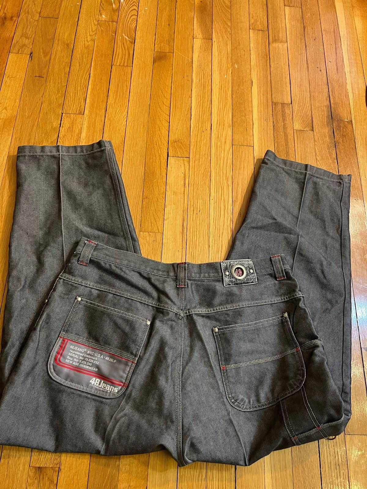 Other Y2K 48 Jeans NYC Baggy Wide-Leg Jeans Size US 42 / EU 58 - 1 Thumbnail