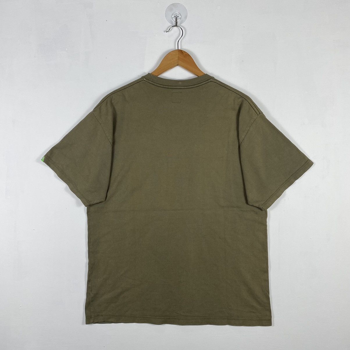 Jun Takahashi × Undercover × Vintage UNDERCOVER CHAOTIC DISCORD Spring Summer Faded Khaki Tee Size US L / EU 52-54 / 3 - 11 Thumbnail