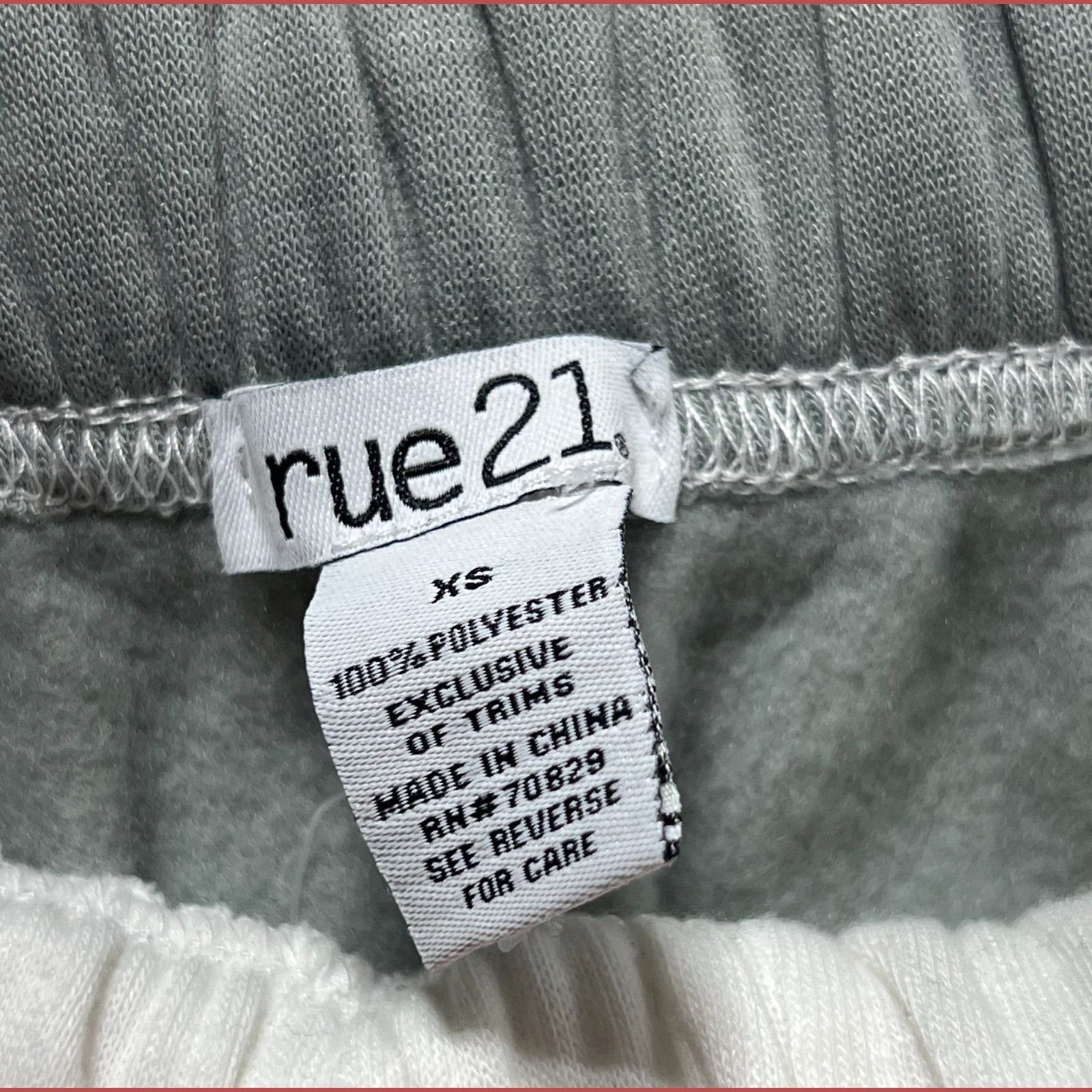 rue21 Rue 21 - Women's Color Block Sweatpants - Black/Gray/White - Size 26" / US 2 / IT 38 - 9 Thumbnail