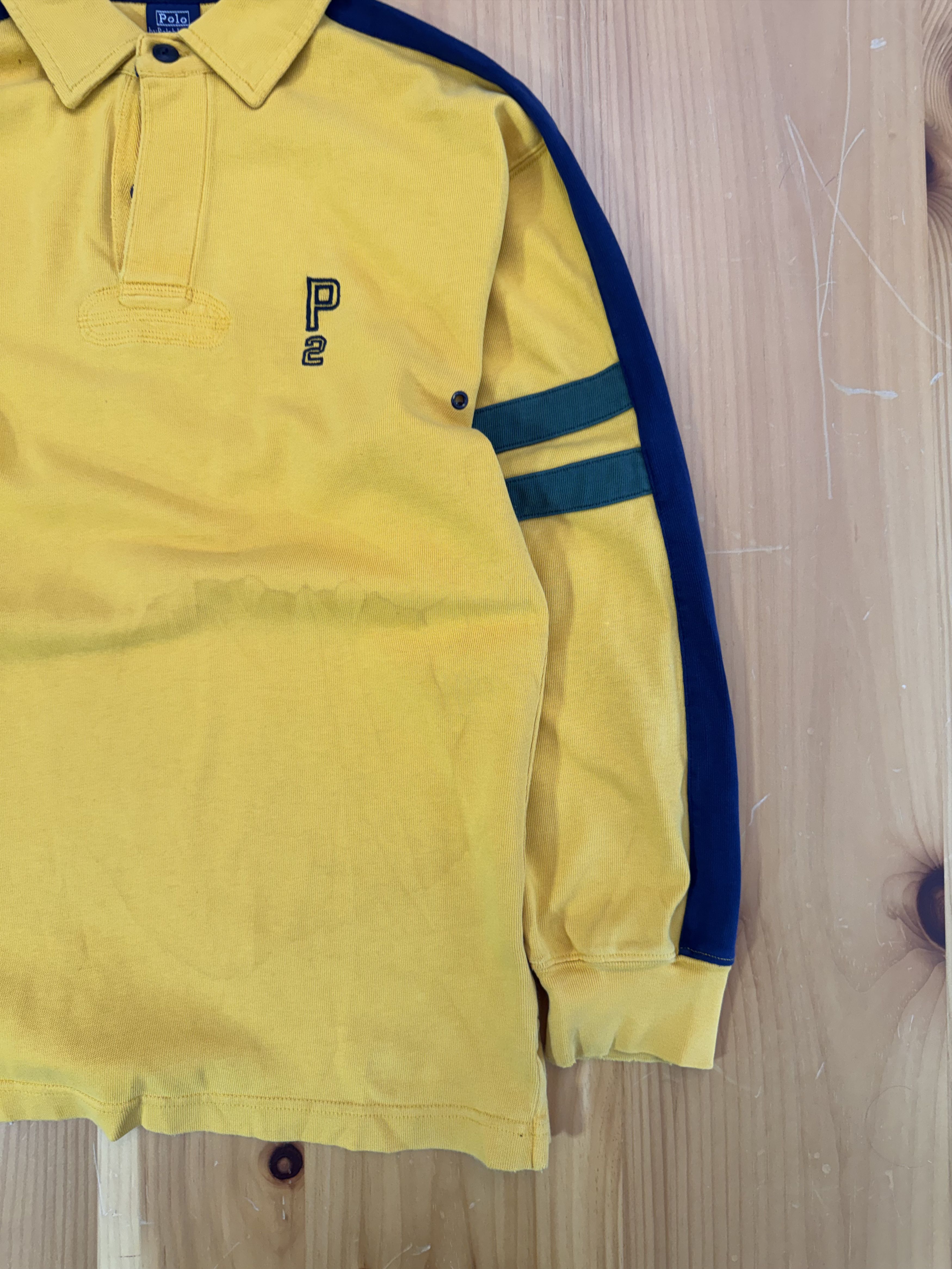 Polo Ralph Lauren Polo Ralph Lauren Vintage Polo Stripe Size US L / EU 52-54 / 3 - 2 Thumbnail