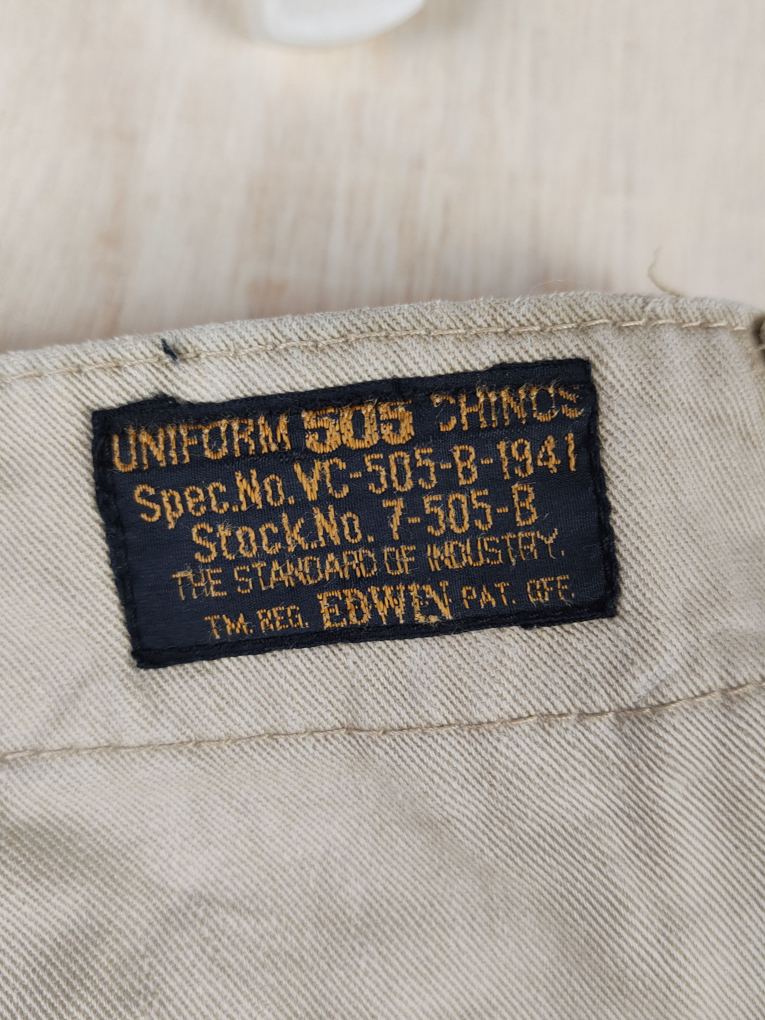 Edwin Edwin Beige chinos vintage Casual Pants #S2514 Size US 29 - 8 Thumbnail