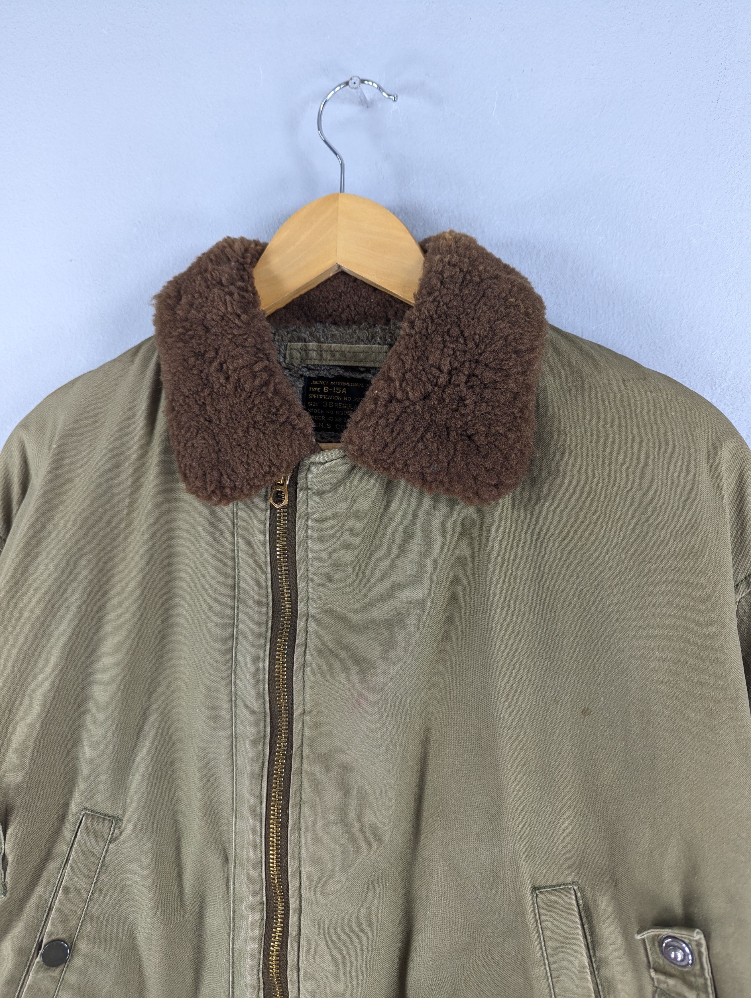 Vintage Vintage B-15A Houston Military Bomber Flight Jacket Size US M / EU 48-50 / 2 - 4 Thumbnail