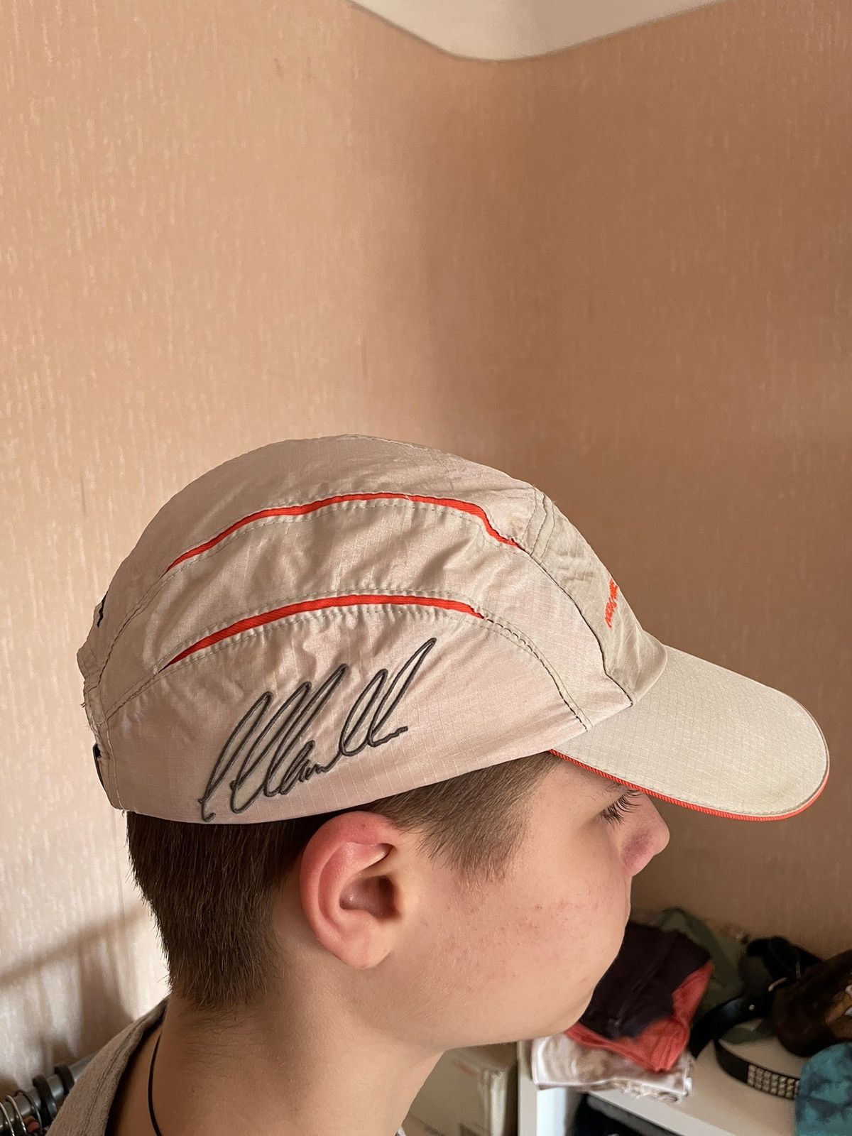 Malcolm McLaren × Mercedes-Benz × Vintage Vintage Vodafone McLaren Mercedes Racing Cap Size ONE SIZE - 5 Thumbnail