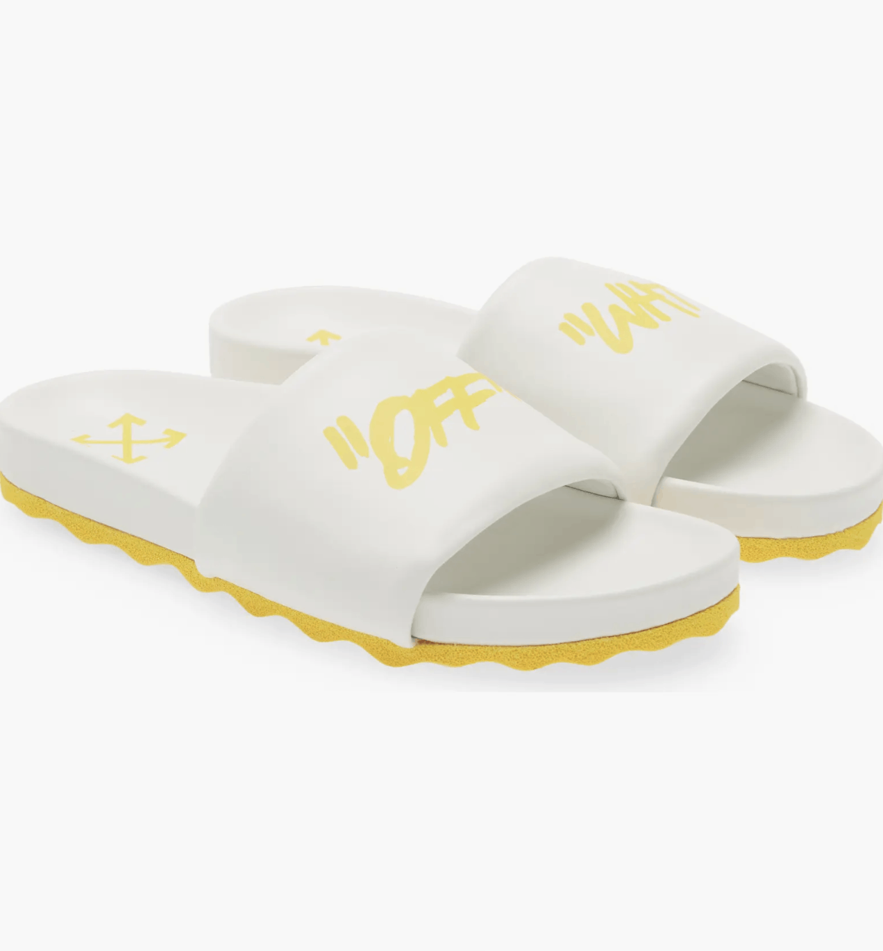 Off-White OFF-WHITE Quotes Leather Slide Sandal Men Size US 10 / EU 43 - 2 Thumbnail