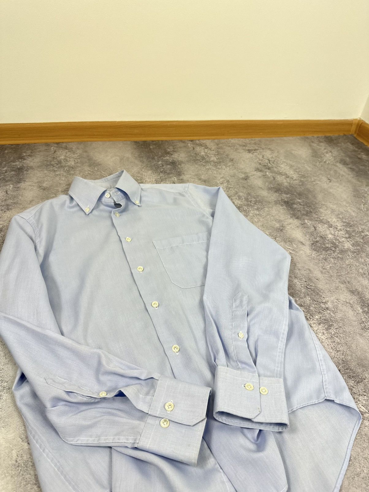 Pal Zileri Vintage Pal Zileri Luxury Formal Designer Shirt Button Up Size US S / EU 44-46 / 1 - 11 Thumbnail
