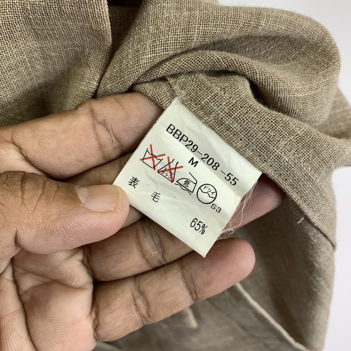 Burberry VINTAGE BURBERRY OF LONDON COTTON LINEN BUTTON SHIRT Size US M / EU 48-50 / 2 - 6 Thumbnail