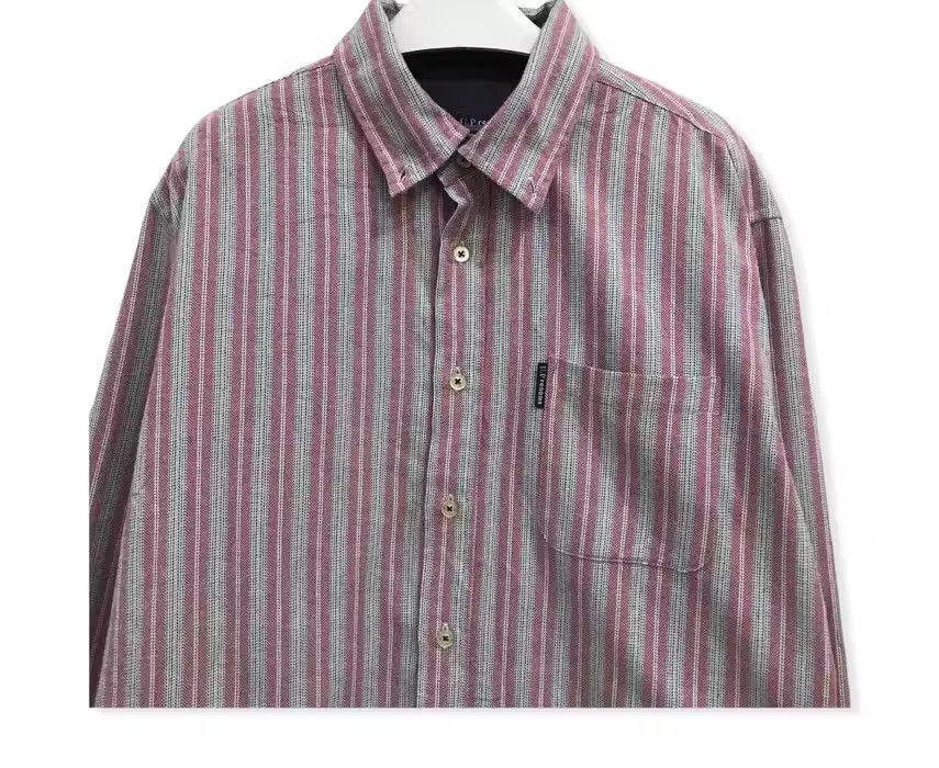 Flannel U.P Renoma Striped Design Flannel Shirt Size US L / EU 52-54 / 3 - 2 Thumbnail