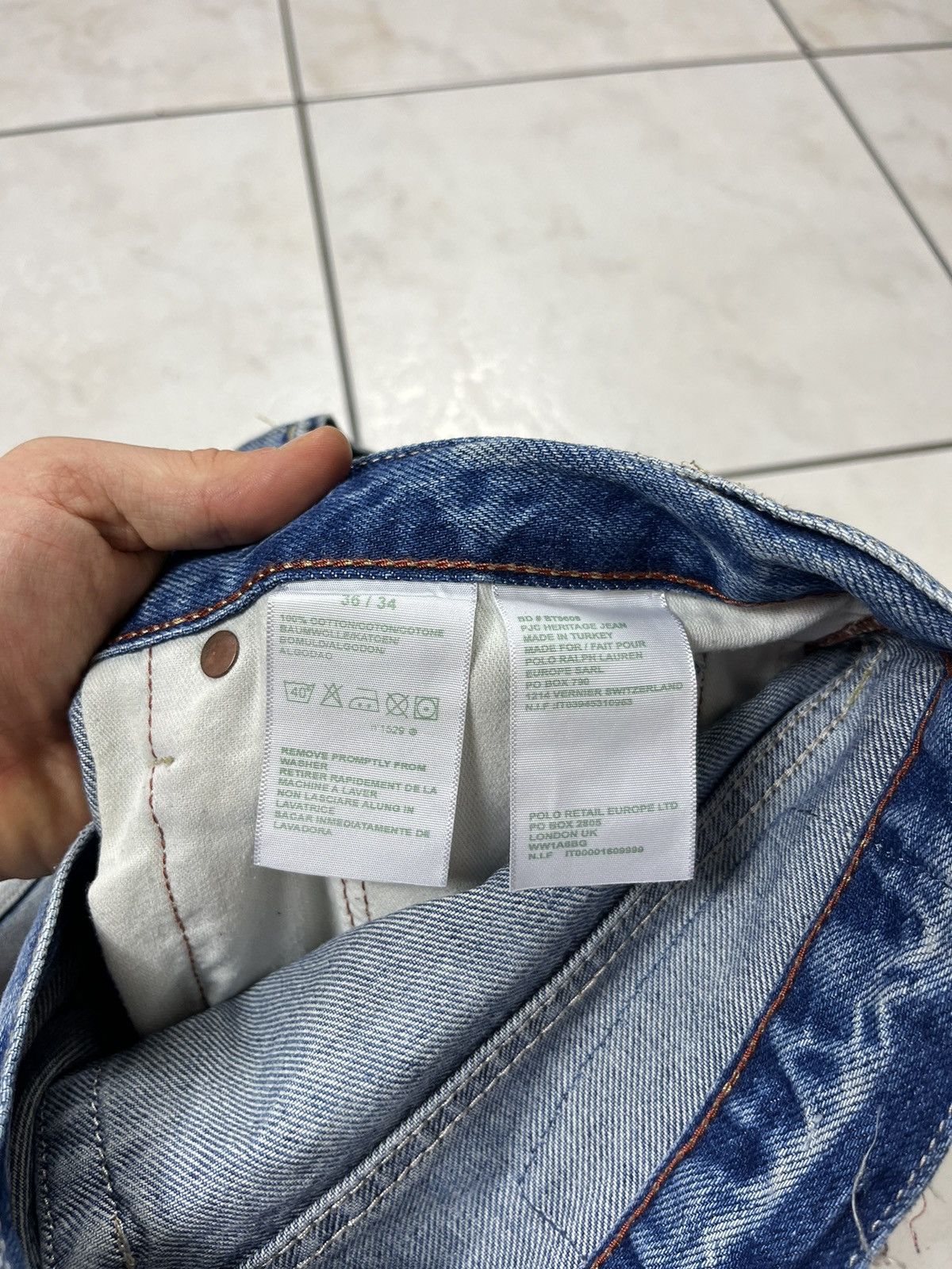 Ralph Lauren × Vintage Ralph Lauren distressed denim pants jeans y2k washed Size US 36 / EU 52 - 18 Thumbnail