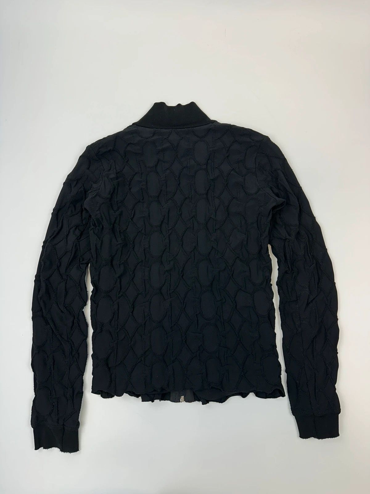 Marithe + Francois Girbaud Marithé + François Girbaud 00’s Black Stitches Fitted Jacket Size M / US 6-8 / IT 42-44 - 4 Thumbnail