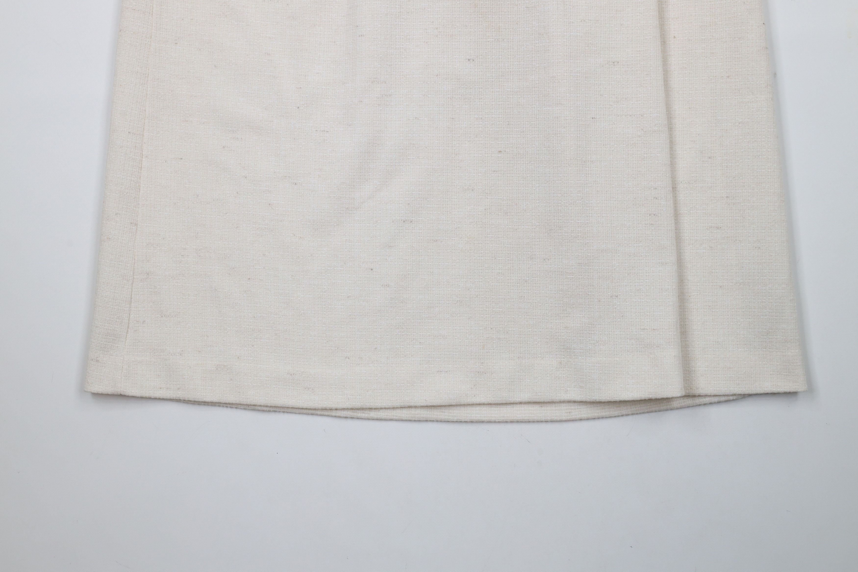 Vintage Vintage 90s Streetwear Blank Knit Full Length Skirt Size 40" / US 18 - 5 Thumbnail