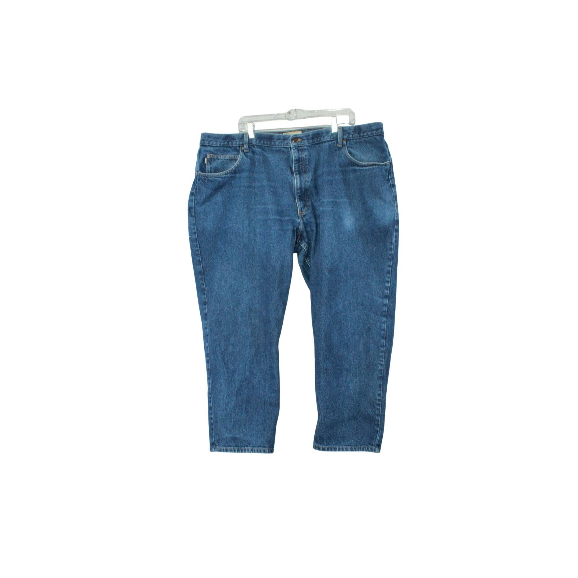 L.L. Bean LL Bean Jeans Relaxed Fit Straight Leg Dark Wash 46x28 Size US 44 / EU 60 - 1 Thumbnail