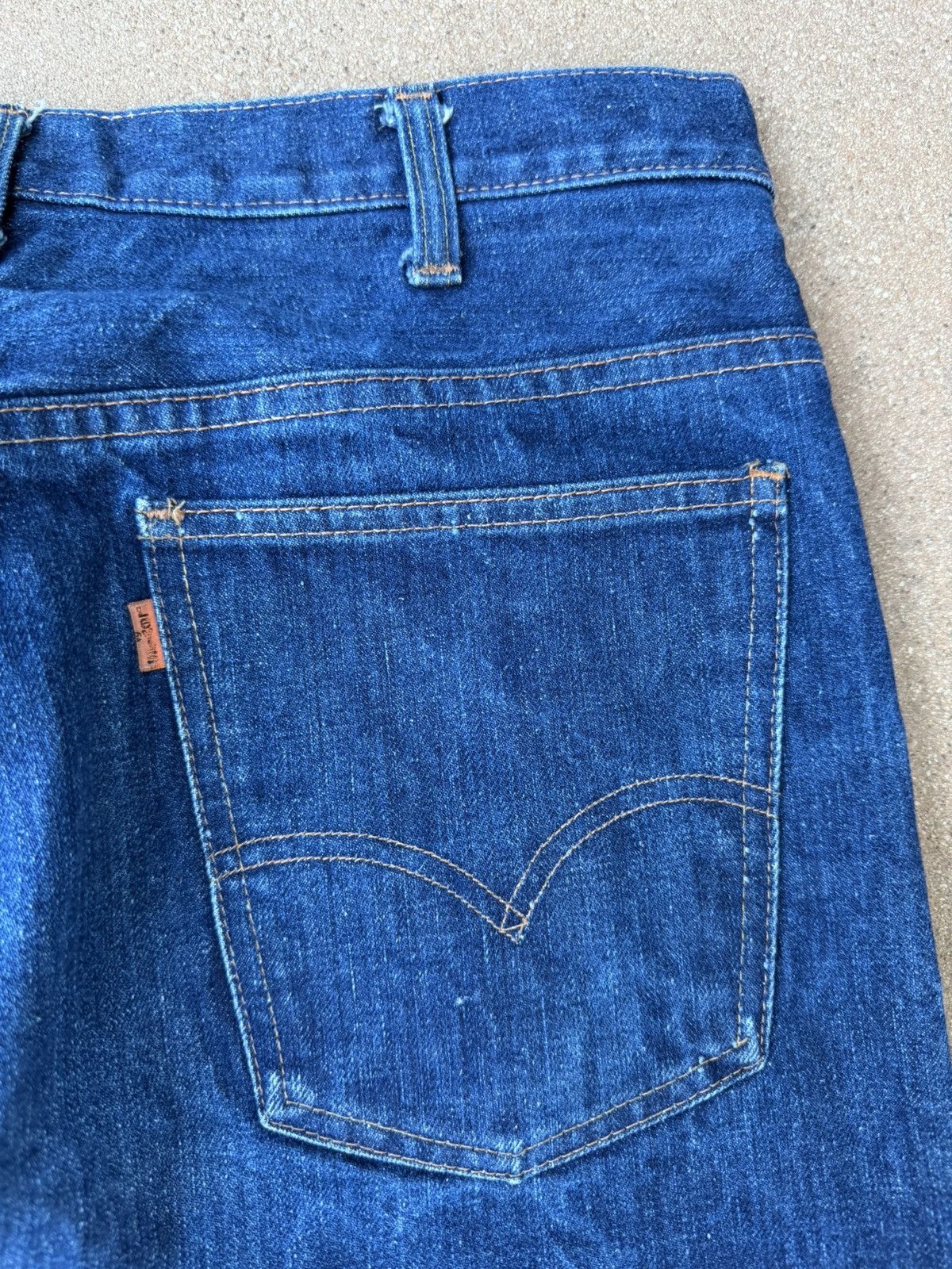 Levi's Vtg 70’s Levi’s 646 Orange Tab Bellbottom Flare Jeans 33x30 Size US 33 - 8 Thumbnail