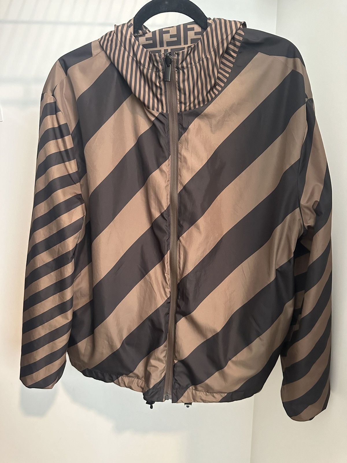 Fendi Fendi Reversible Zucca Monogram FF Track Jacket Size US L / EU 52-54 / 3 - 4 Thumbnail