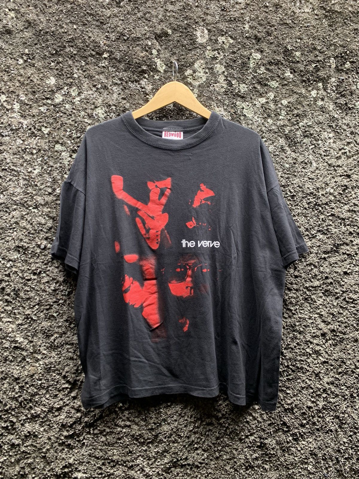 image of Band Tees x Vintage The Verve Shirt, Britpop,oasis,blur,the Stone Roses in Black, Men's (Size XL)