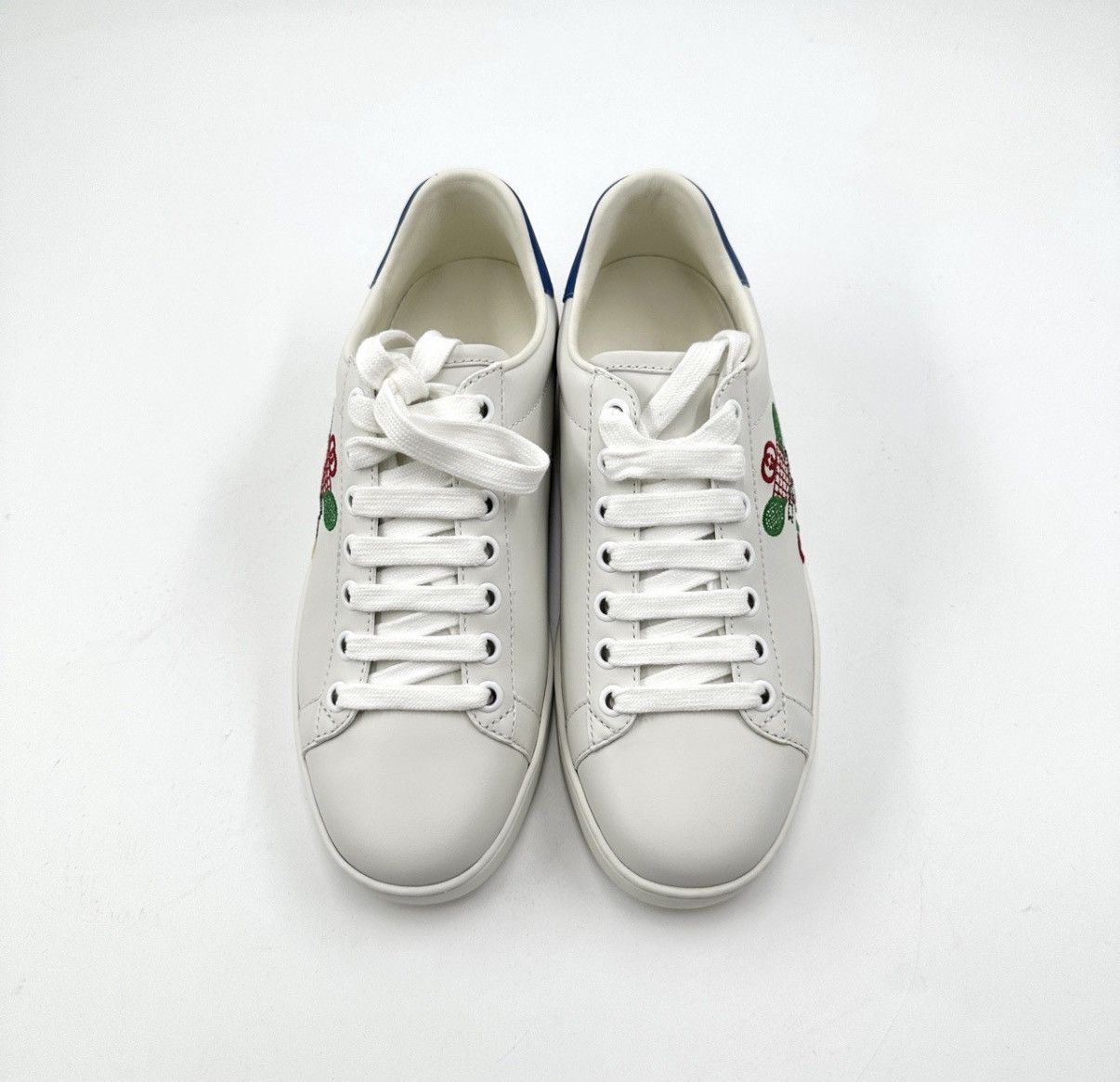 Gucci Gucci Series Embroidered Racket Blue Heel Tab Sneakers K12 Size US 6 / IT 36 - 3 Thumbnail