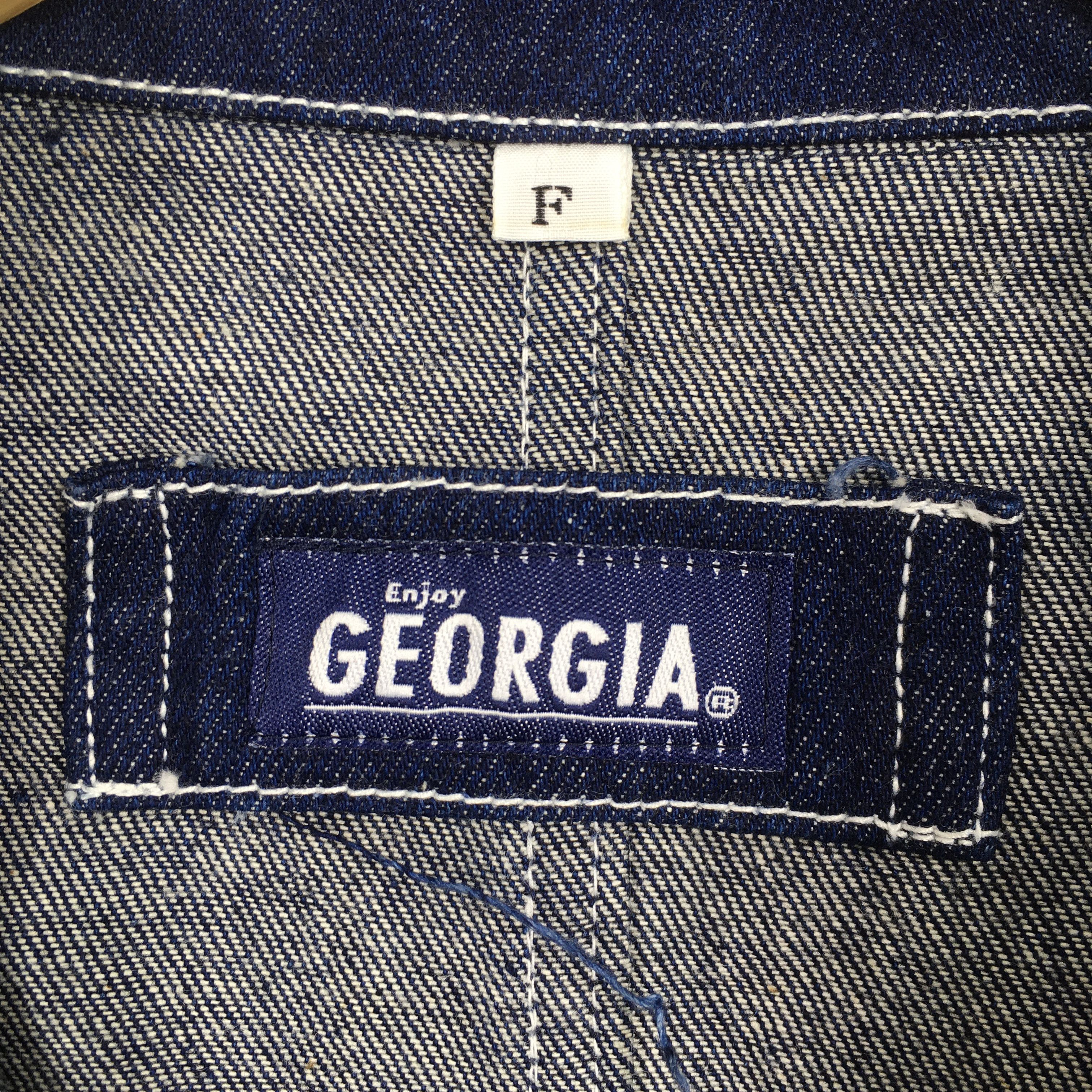 Coleman 1990s Coleman Georgia Chore Denim Workers Jeans Jacket Large Size US L / EU 52-54 / 3 - 5 Thumbnail