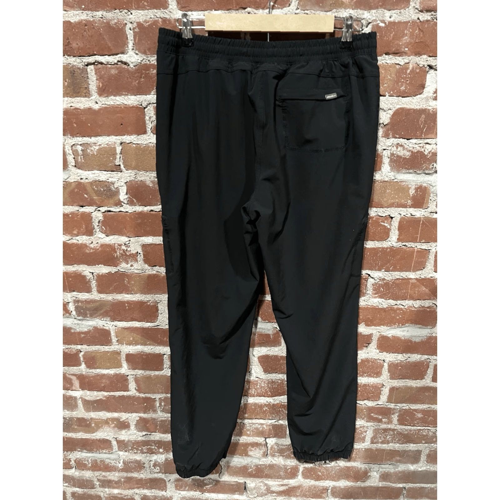 Eddie Bauer Eddie Bauer Womens Black Outdoor Hiking Lined Drawstring Pants sz 10 Pants Women Black Lined Cargo 10 Womens Size 32" / US 10 / IT 46 - 2 Thumbnail