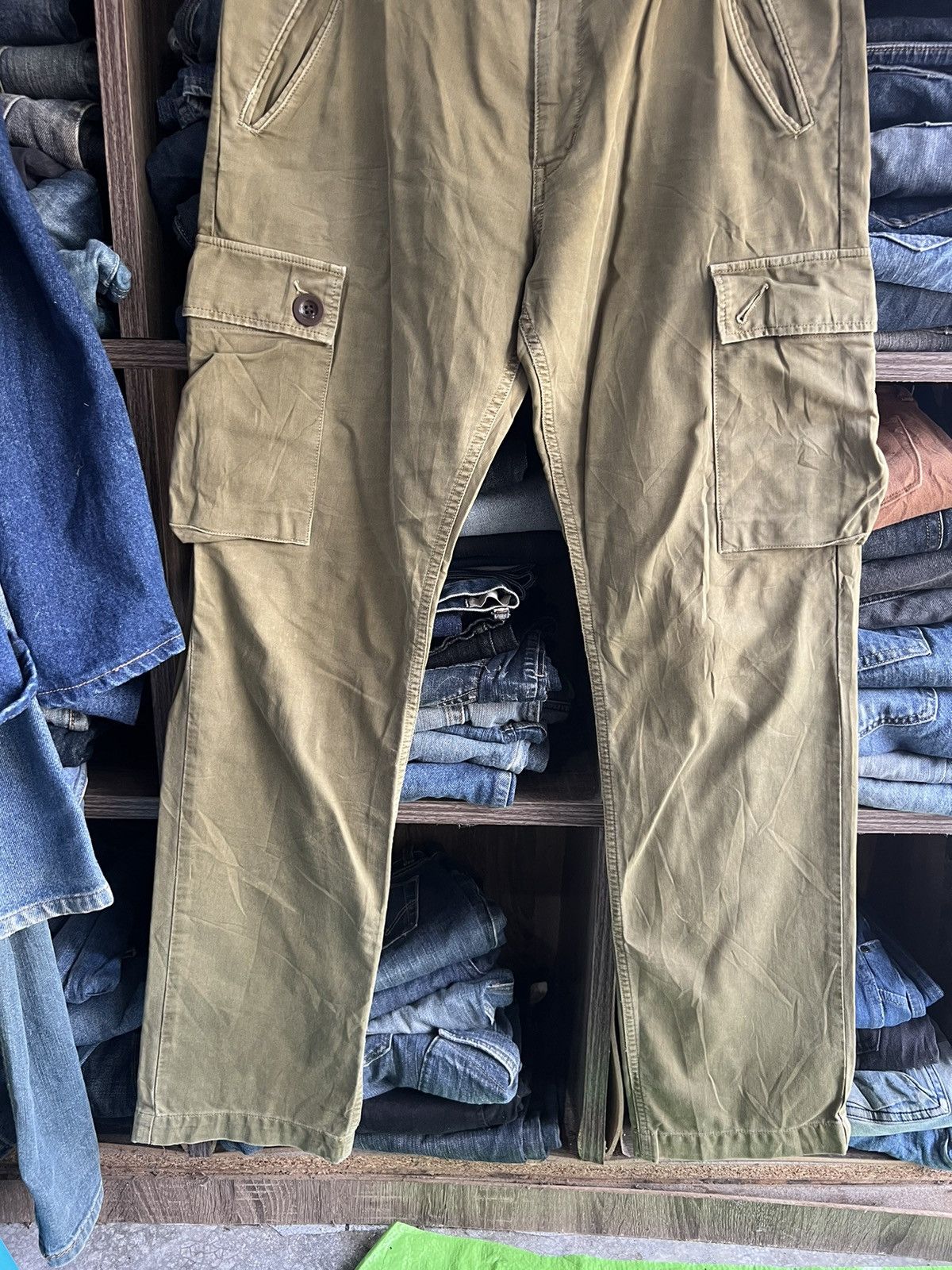 Johnbull 🔥Vintage Johnbull Kojima Japan 6 Pockets Cargo Pant Size US 32 / EU 48 - 5 Thumbnail