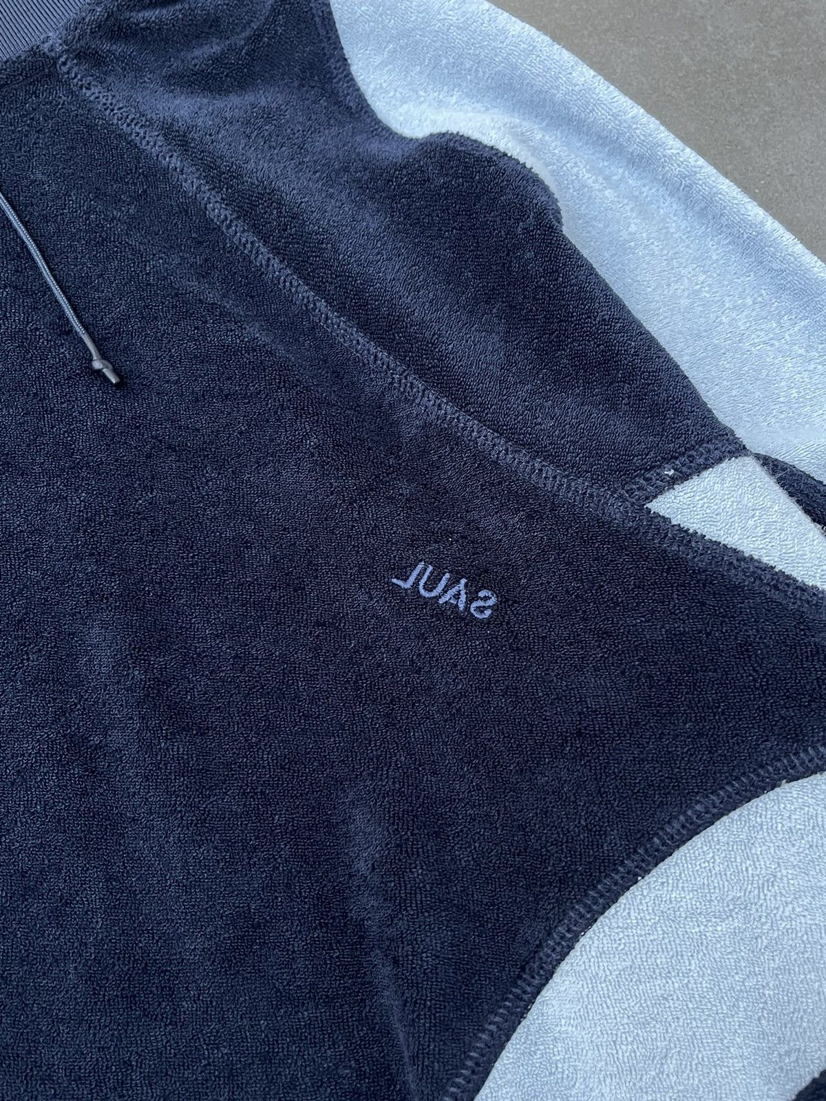 Saul Nash !DS! SS23 Saul Nash Navy Paneled Sweatshirt Size US L / EU 52-54 / 3 - 18 Thumbnail