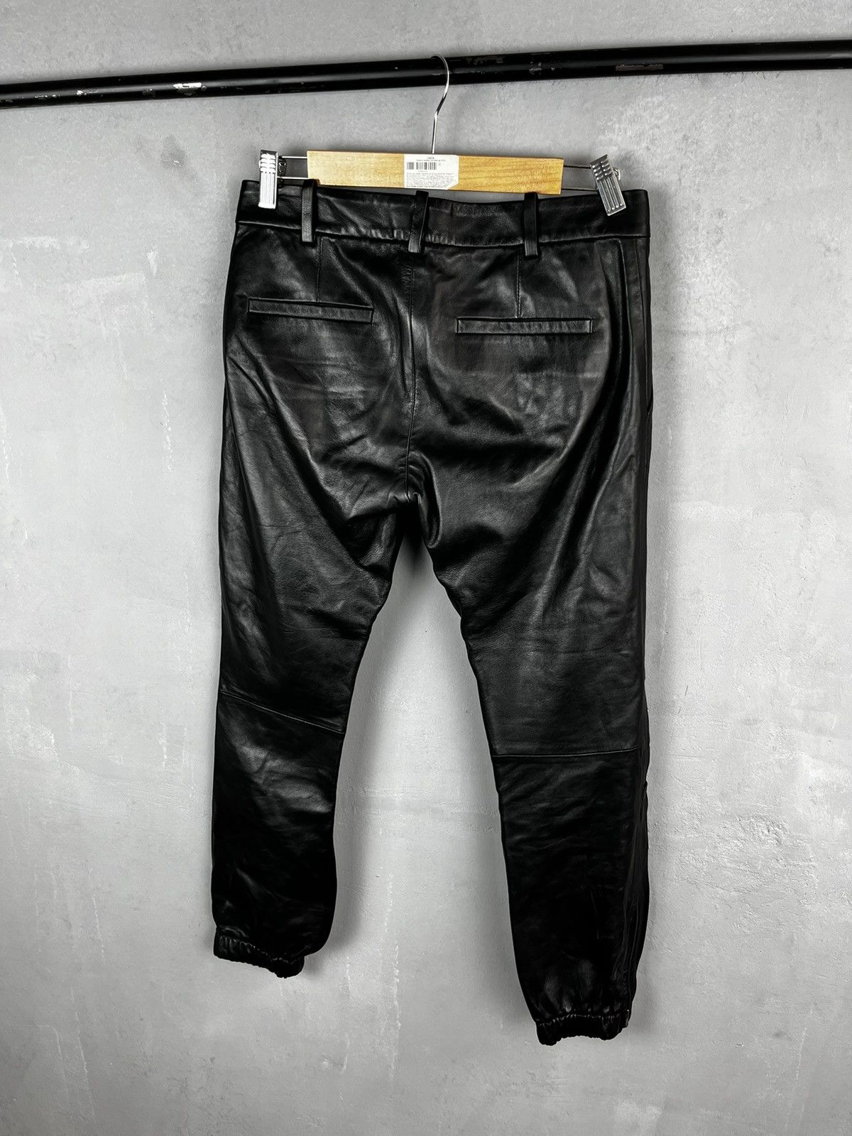 Leather × Nili Lotan NILI LOTAN - "FRENCH MILITARY" LAMBSKIN Brown LEATHER PANTS Size 25" / US 0 / IT 36 - 10 Thumbnail