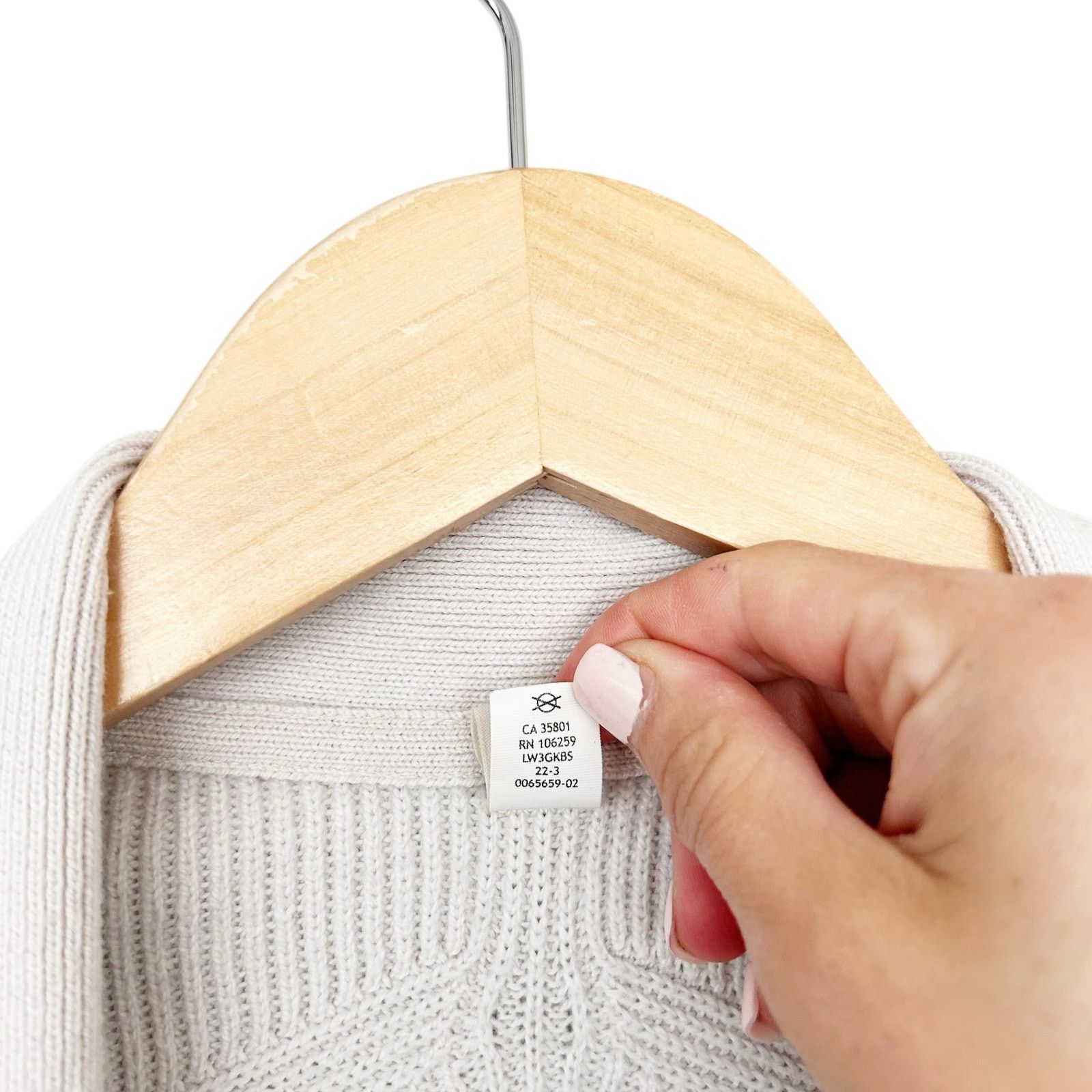 Lululemon Lululemon Cream Merino Wool Ribbed‎ Long Wrap Cardigan Sz 6 Size M / US 6-8 / IT 42-44 - 3 Thumbnail