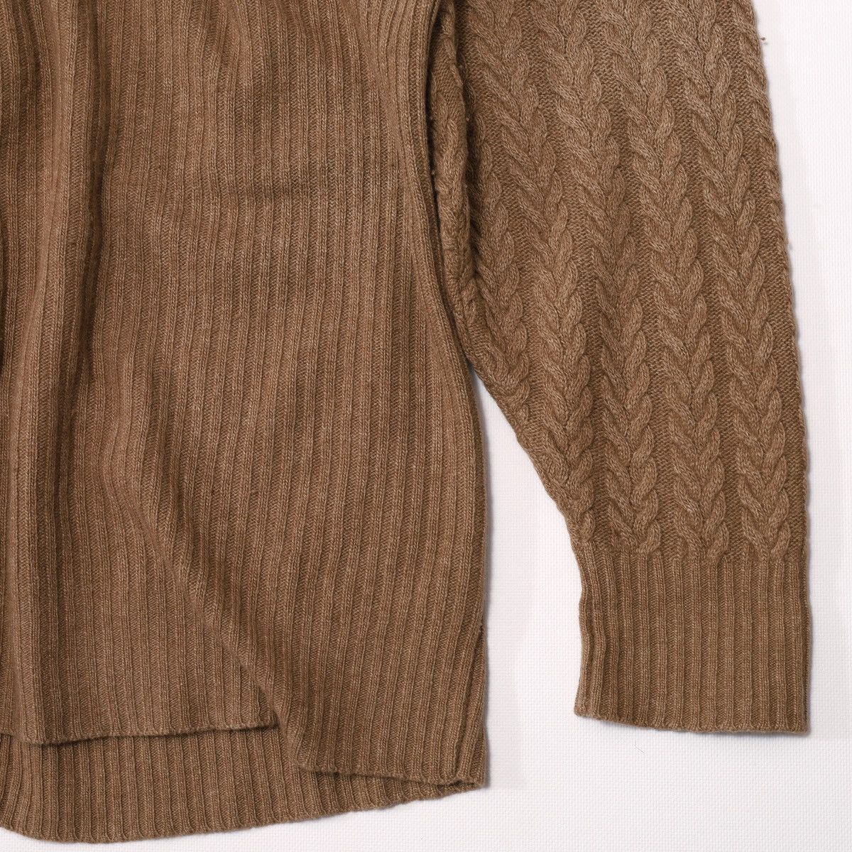 Brunello Cucinelli Rivamonti by Brunello Cucinelli Cable Knit Cardigan Sweater Size XL / US 12-14 / IT 48-50 - 15 Thumbnail