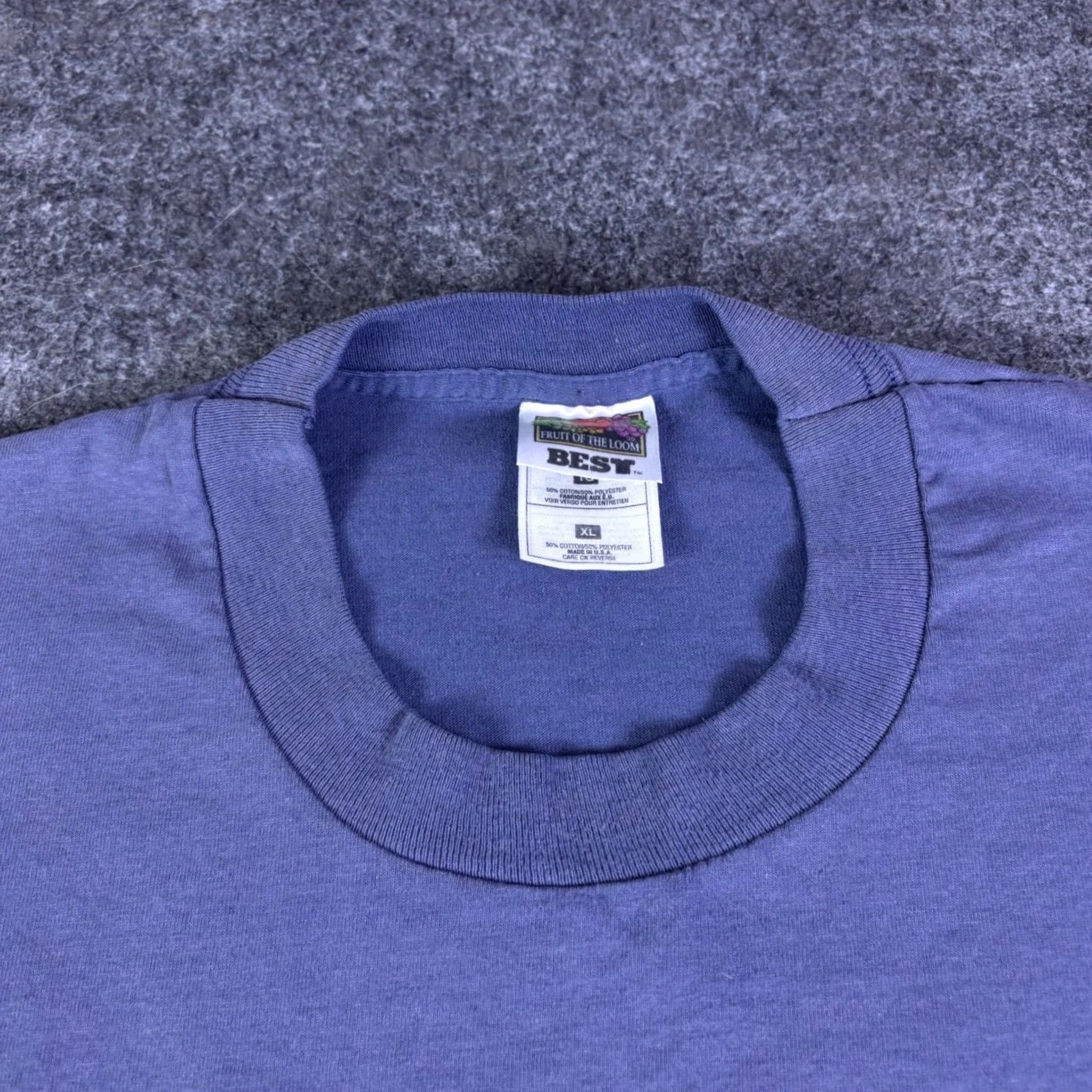 Fruit Of The Loom VINTAGE Myrtle Beach Music Festival Shirt XL 90s USA Graphic Tee Men Purple 1990s Short Sleeve FRUIT OF THE LOOM Size US XL / EU 56 / 4 - 4 Thumbnail