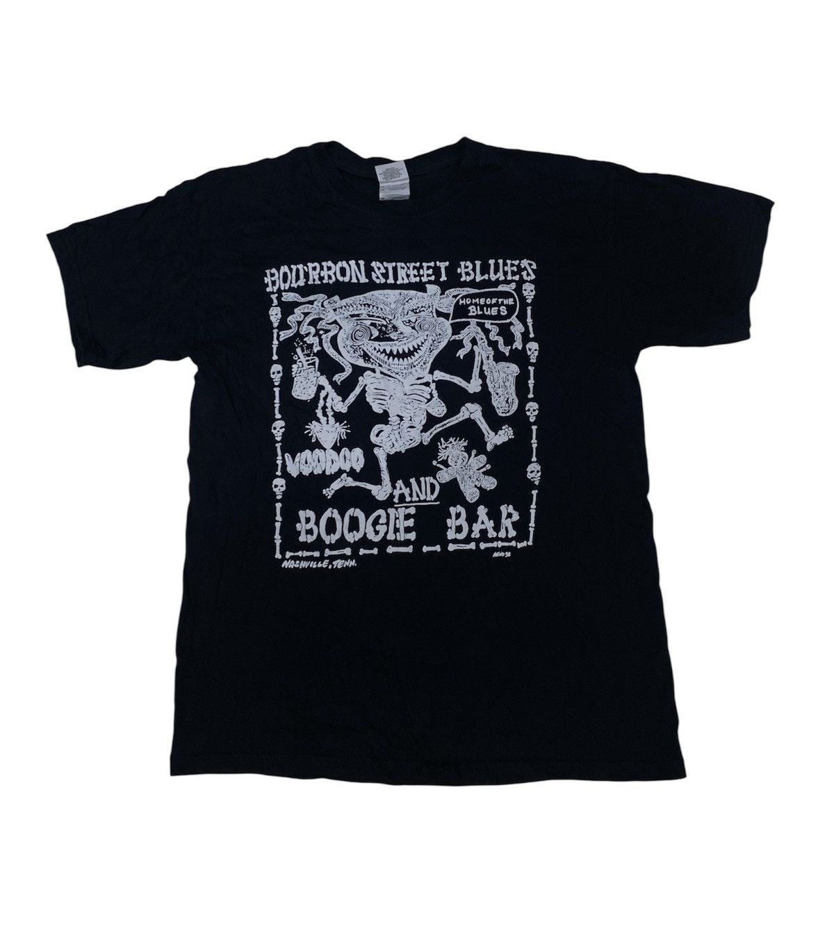 Band Tees Vintage Rare Voodo Bourbon Street Blues Shirt Size US M / EU 48-50 / 2 - 1 Thumbnail