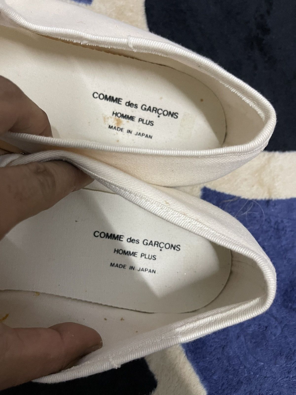 Comme des Garcons × Designer × Japanese Brand Mary Jane Ballet Flats COMME des GARÇONS HOMME PLUS Size US 10.5 / EU 43-44 - 12 Thumbnail