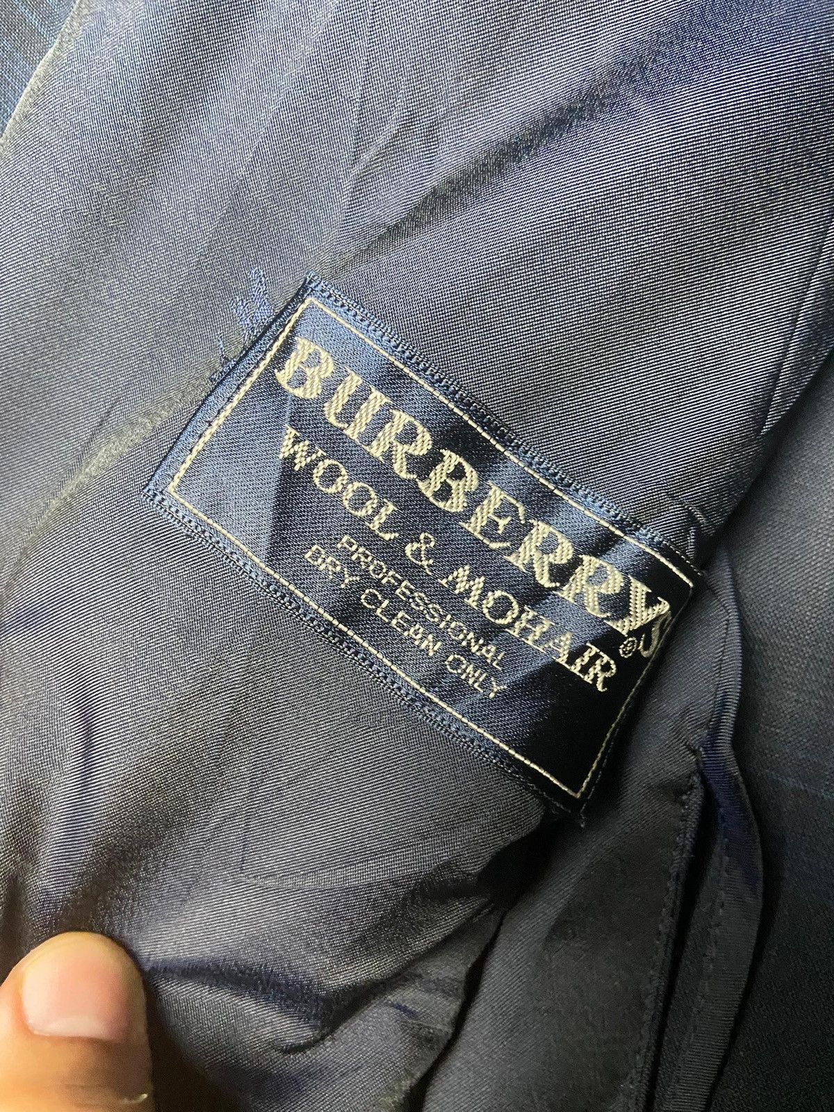 Burberry Vintage Burberry Wool & Mohair Double Breasted Blazer (159) Size US XS / EU 42 / 0 - 7 Thumbnail