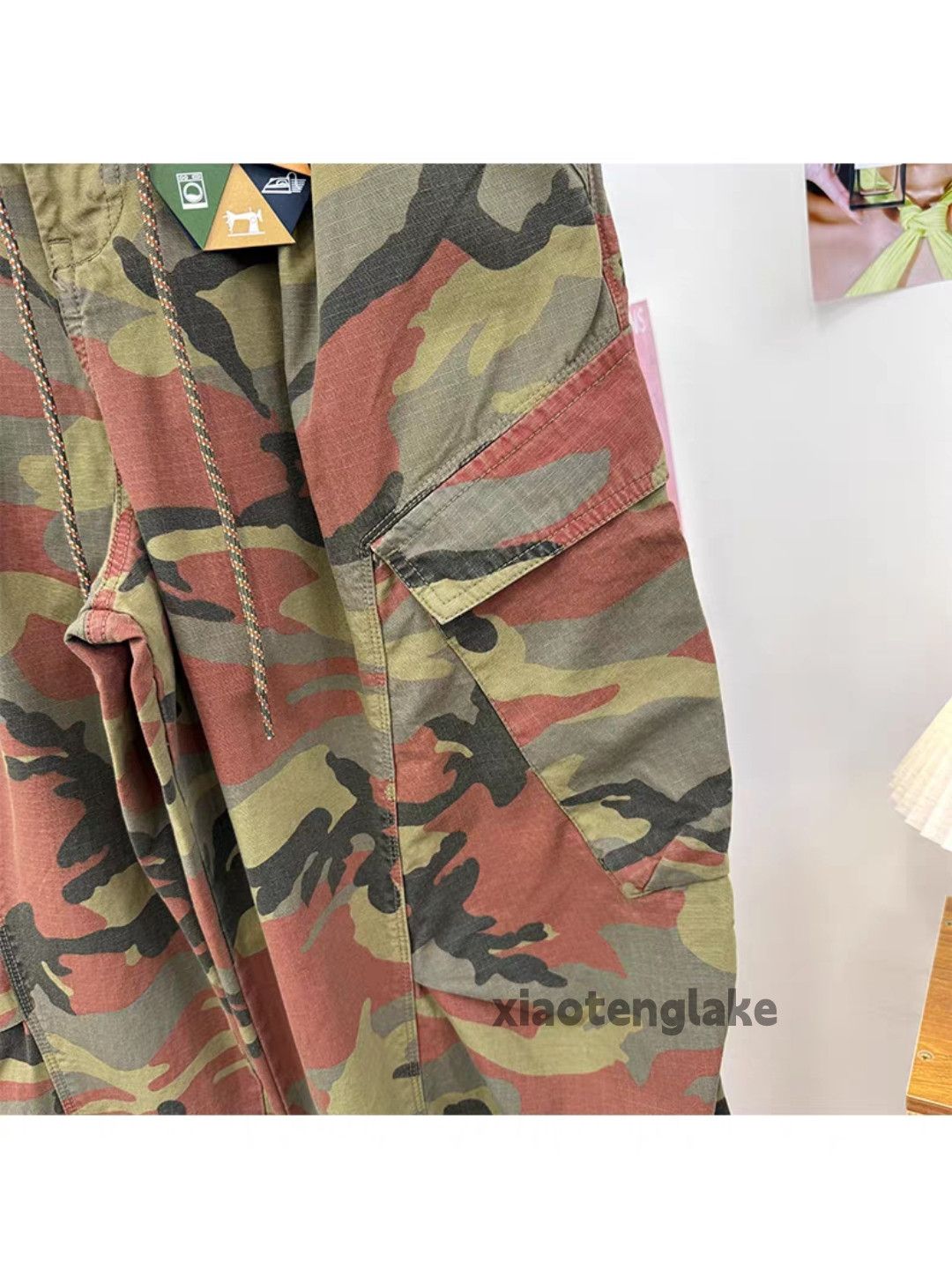 Vintage Utility outdoor pleated loose baggy military cargo pants Size US 28 / EU 44 - 11 Thumbnail