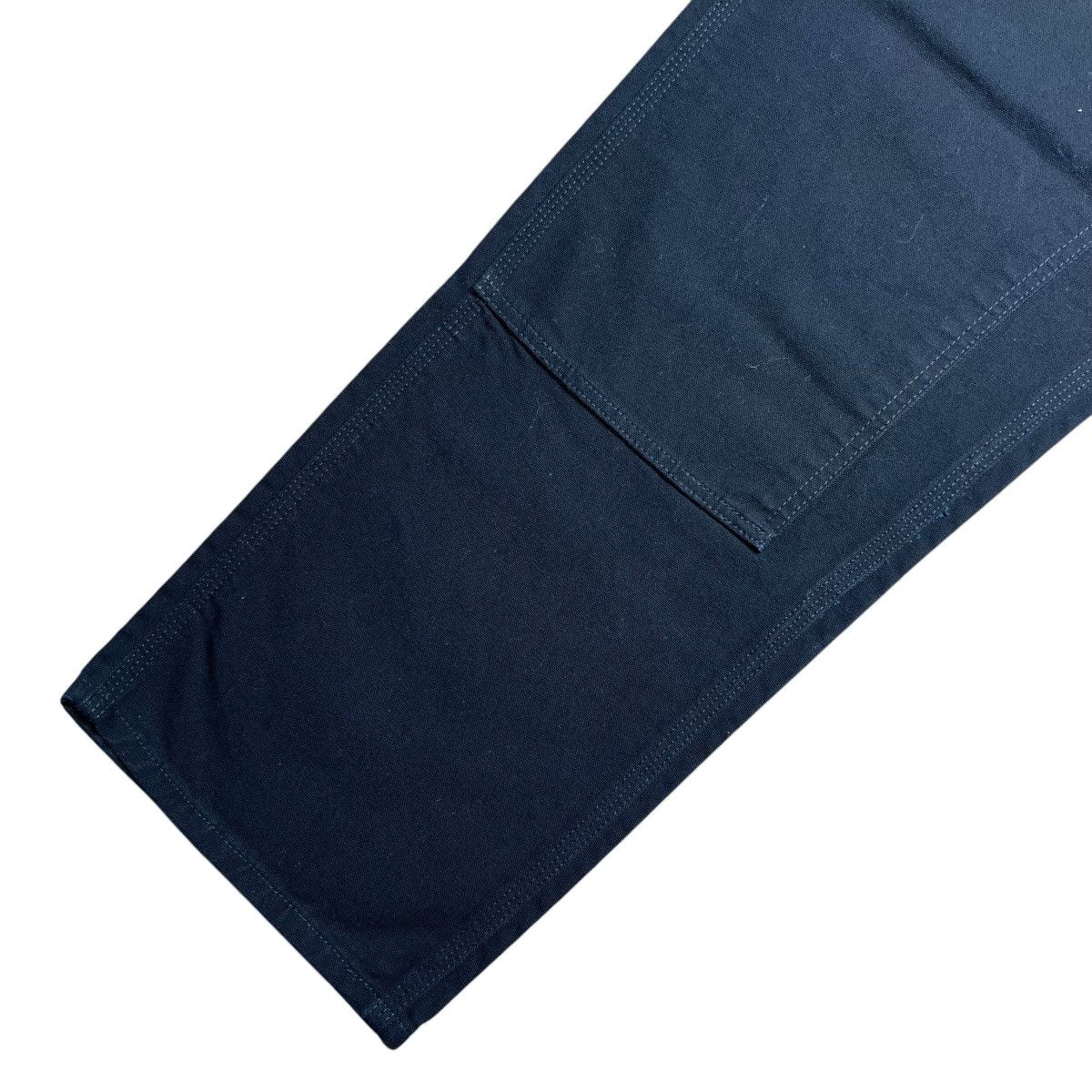 Carhartt × Vintage 2000s Carhartt Black Double Knee Carpenter Dungaree Pants Size US 34 / EU 50 - 6 Thumbnail