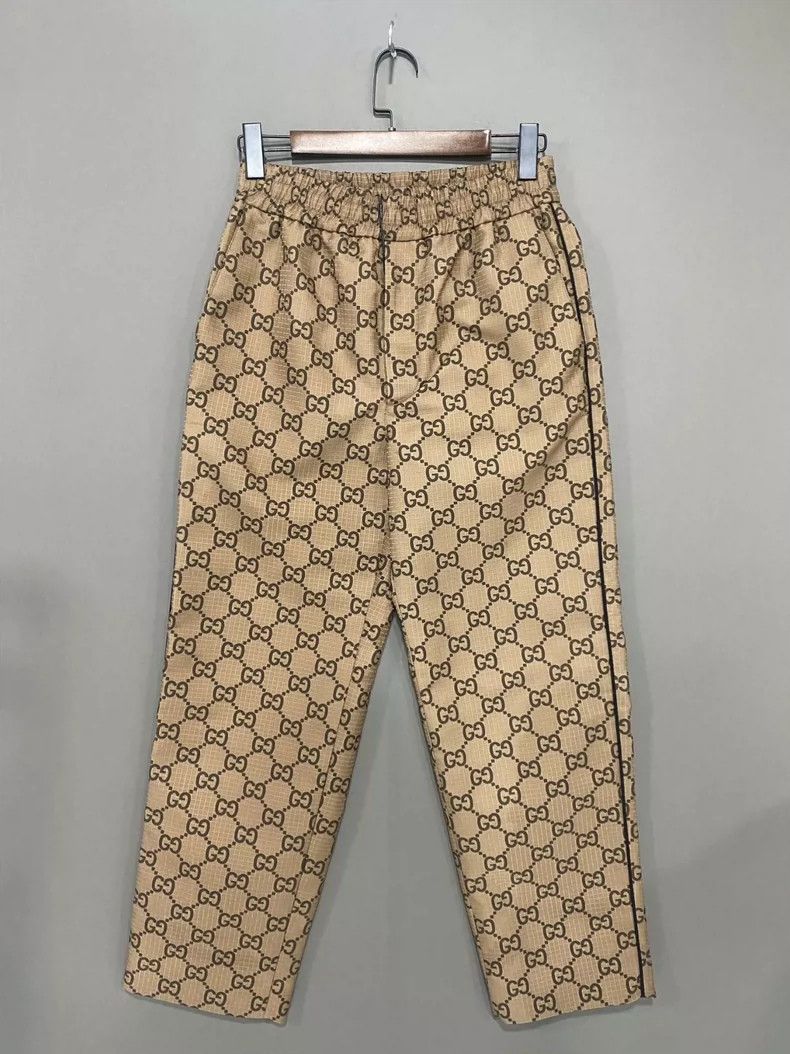 Gucci Gucci Logo Embroidered Casual Pants - dmc Size US 31 - 1 Thumbnail