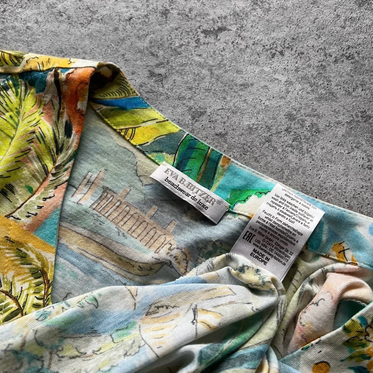 Designer × Vintage Eva B.Bitzer De Luxe Womens Vintage 90s Full Printed Dress Size M / US 6-8 / IT 42-44 - 8 Thumbnail