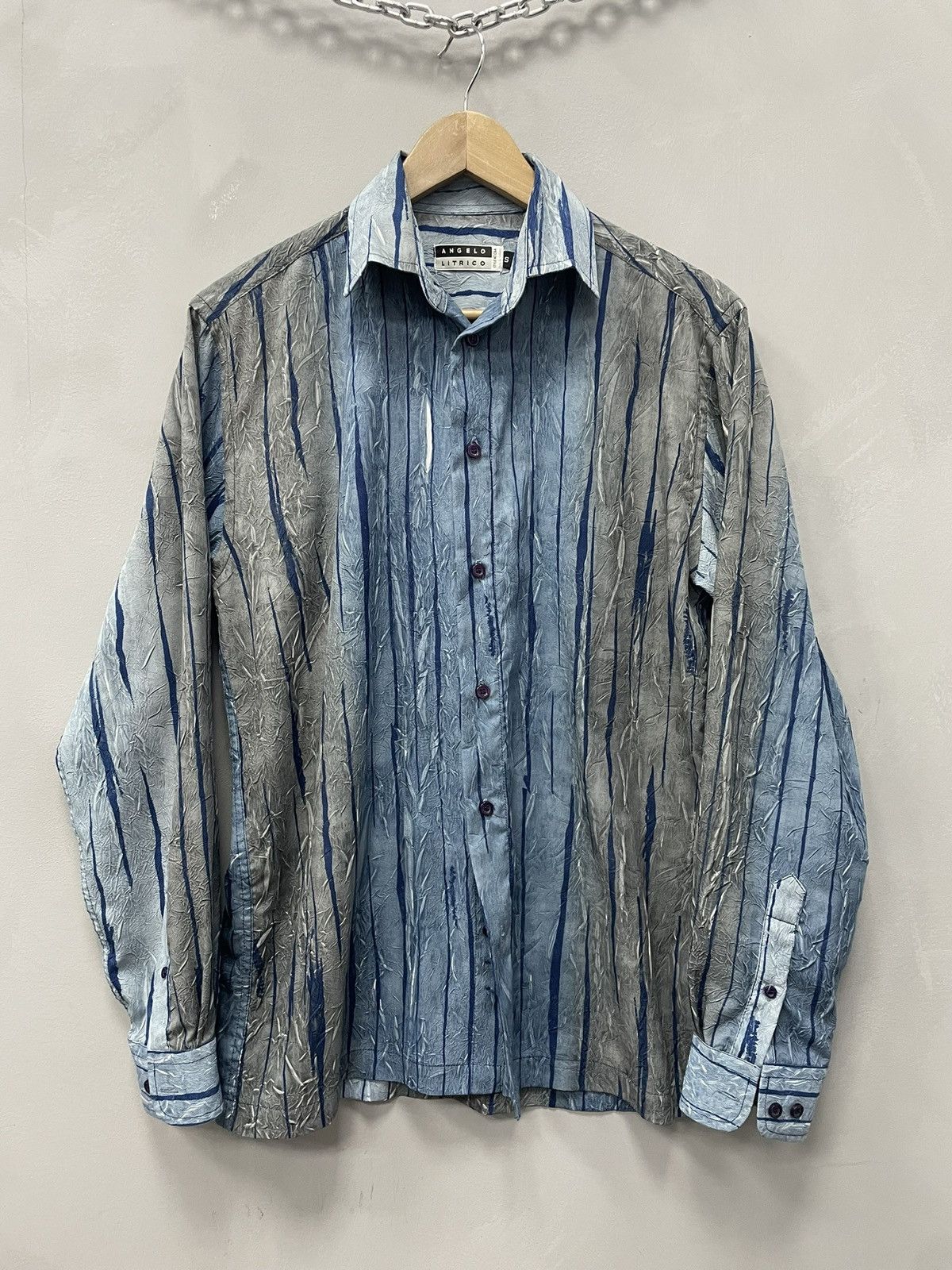 Issey Miyake × Vintage ASYMMETRIC shirt button up ISSEY STYLE JAPAN BRAND Y2K Size US S / EU 44-46 / 1 - 3 Thumbnail