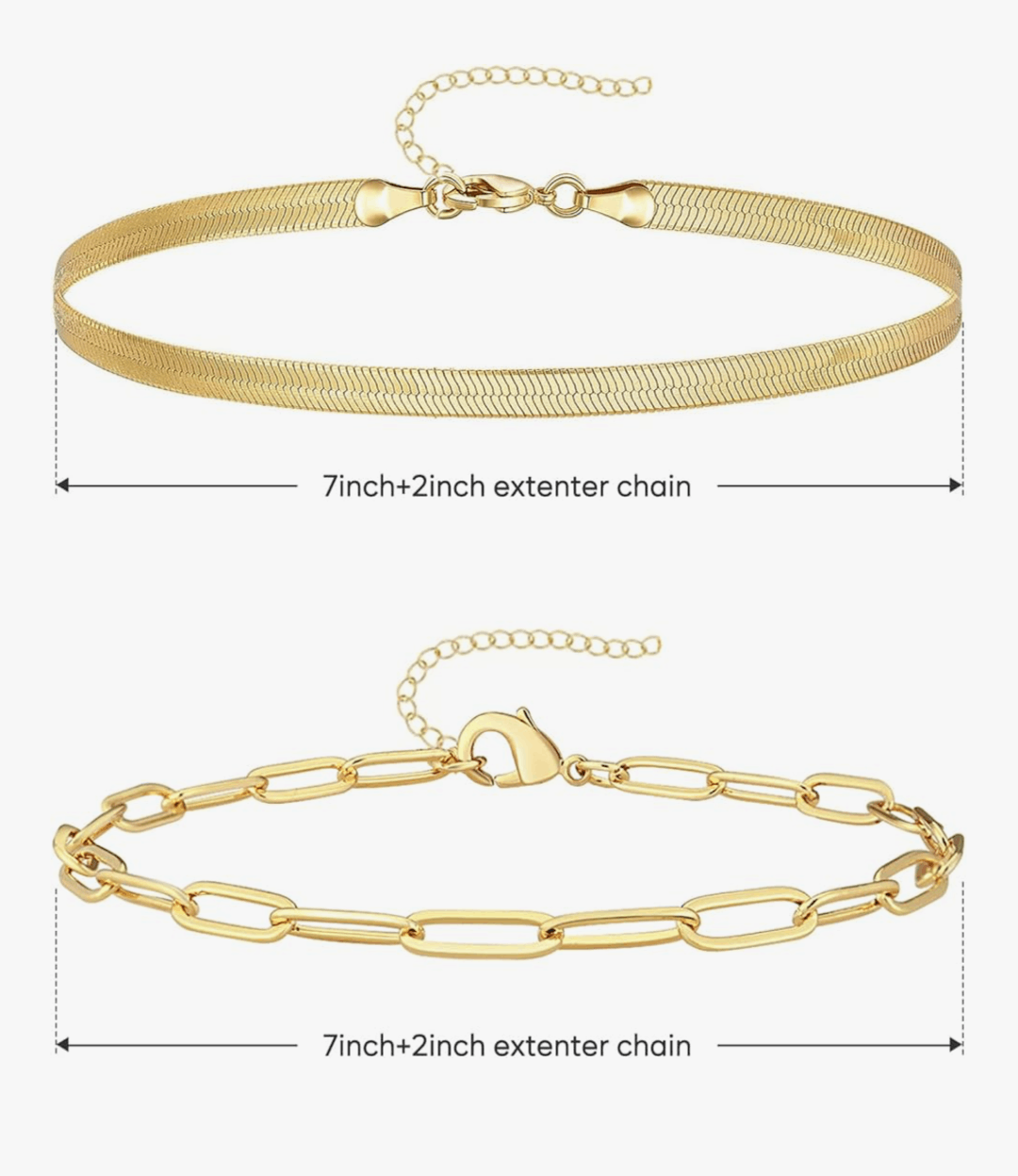 The Unbranded Brand Classy Minimialist Jewelry Gold set of bracelets Size ONE SIZE - 2 Thumbnail