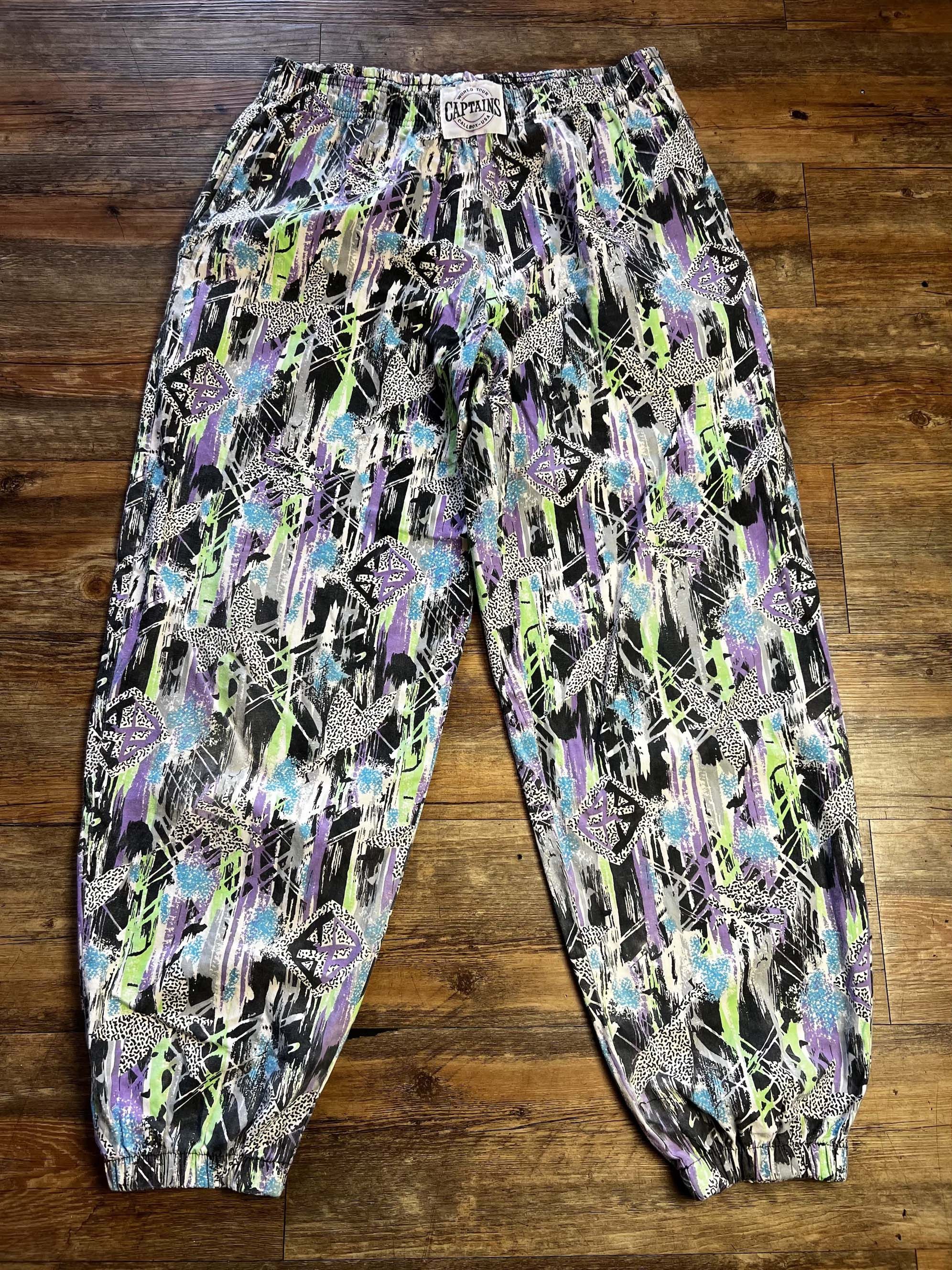 Vintage Vintage 1980's World Tour Captains Baggy Parachute Pants Size US 30 / EU 46 - 12 Thumbnail