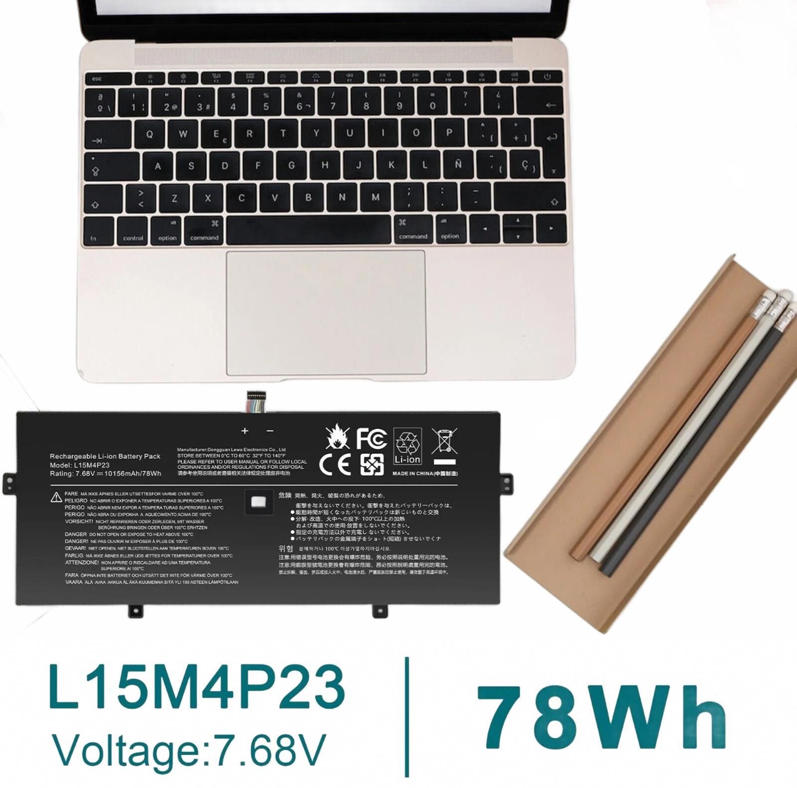 Other Replacement Battery Yoga 910 910-13IKB 5 ProSeries7.68V78Wh Size ONE SIZE - 2 Thumbnail