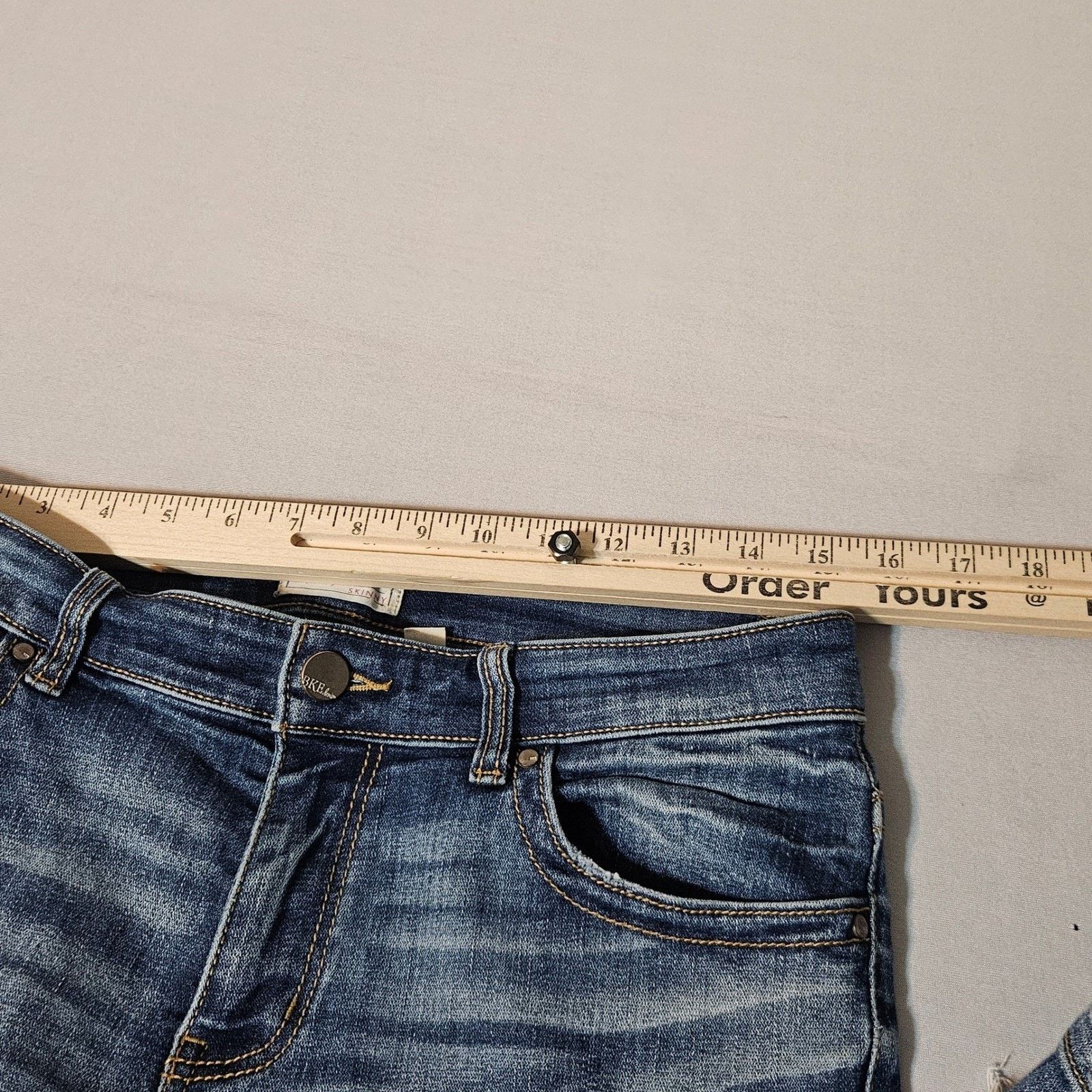 BKE Lot of 2 BKE Payton Jeans Womens 29x31 Dark Wash Distressed Size US 29 - 7 Thumbnail