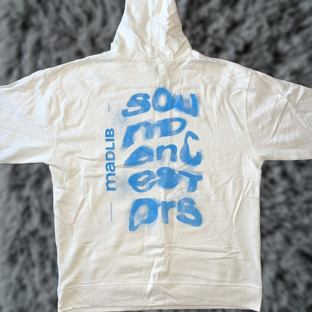 Vintage Madlib Sound Ancestors Hoodie Size 2XL Hooded Sweatshirt Cream Four Tet New Mens Hoodie Sweatshirt Bedimport? Size US XXL / EU 58 / 5 - 1 Thumbnail