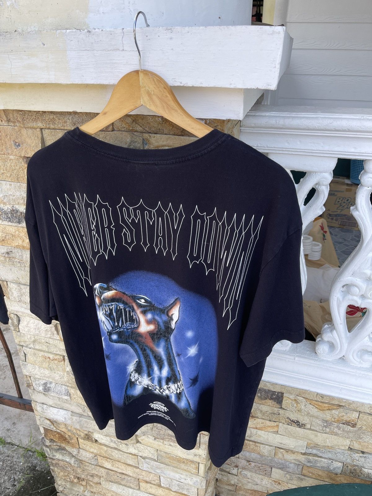 Billy Hill × Warren Lotas Rare🔥Junkyard Rules MMXXIV Never Stay Down Tee Size US XL / EU 56 / 4 - 5 Thumbnail