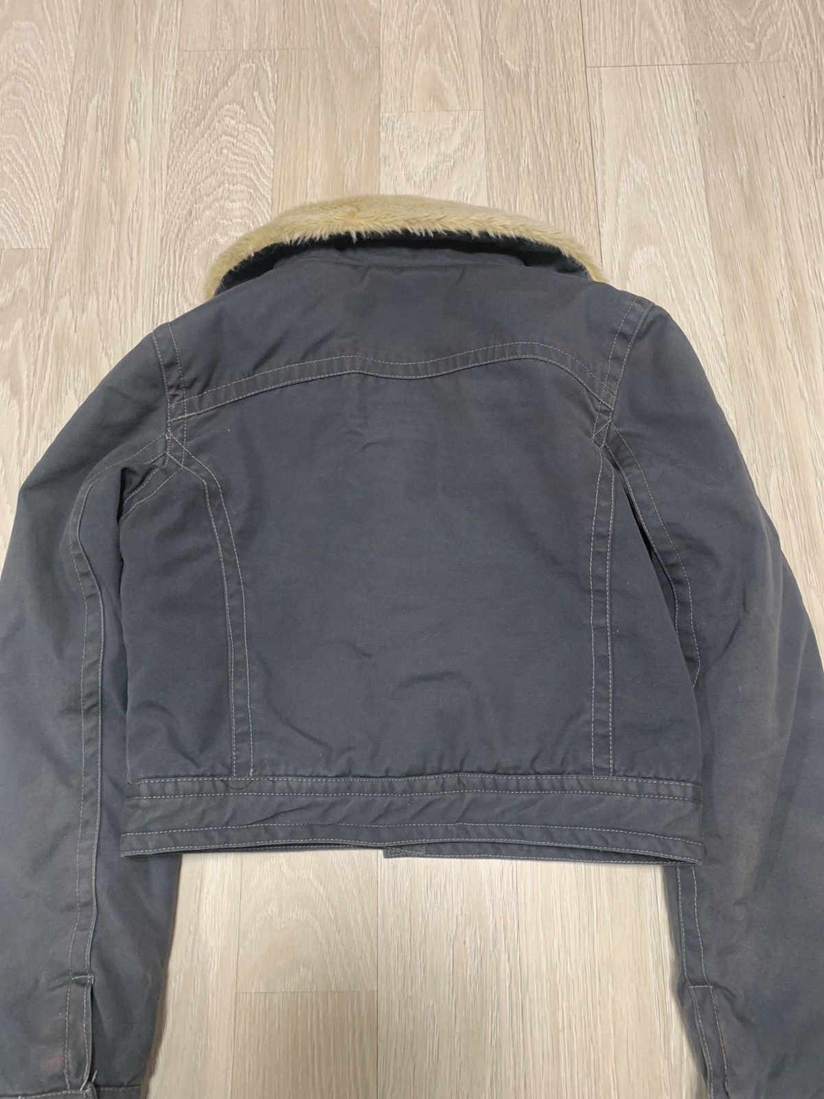 If Six Was Nine × Japanese Brand × Vintage Cropped vintage faux fur jacket, y2k, avantgarde style Size S / US 4 / IT 40 - 17 Thumbnail