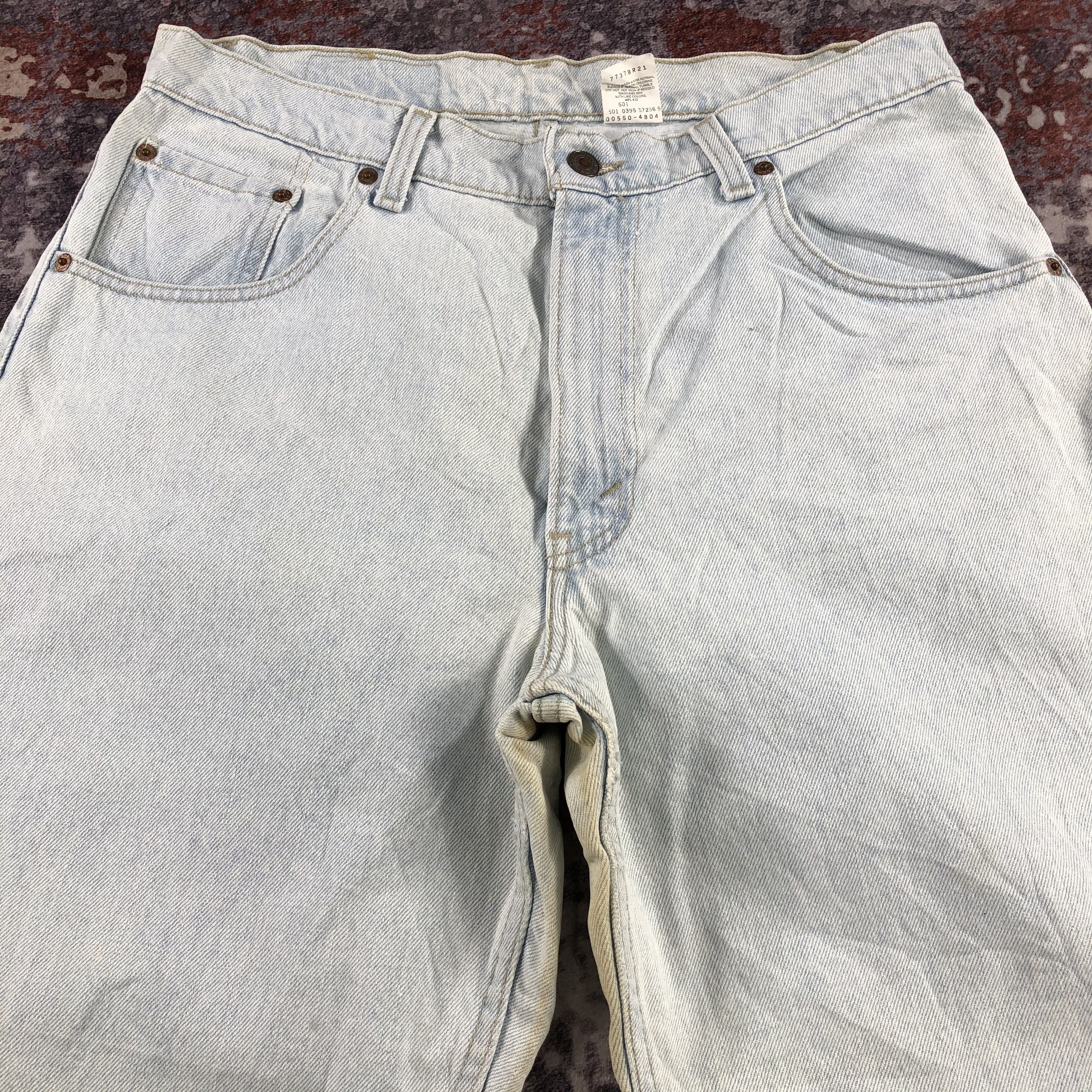 Levi's × Vintage 90s Vintage Light Wash Levis 560 Jeans-JM3097 Size US 33 - 3 Thumbnail