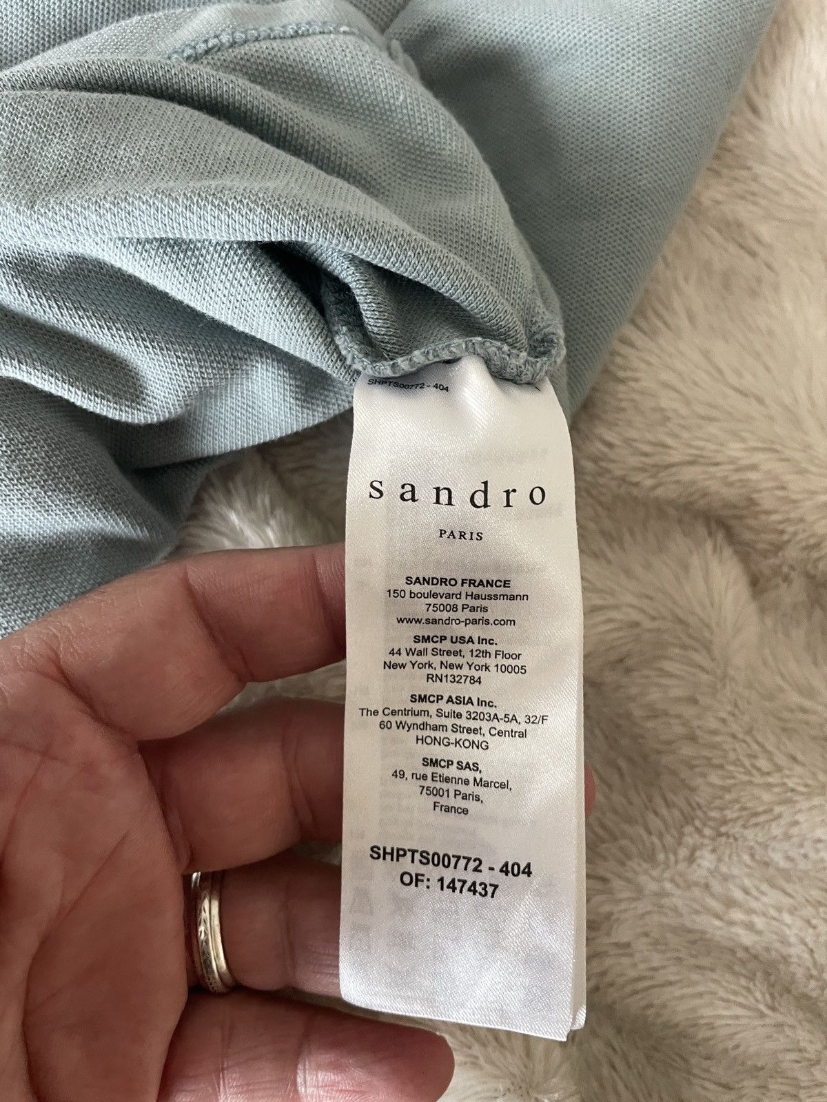 Sandro 2 Button Cotton Polo knit Size US S / EU 44-46 / 1 - 7 Thumbnail