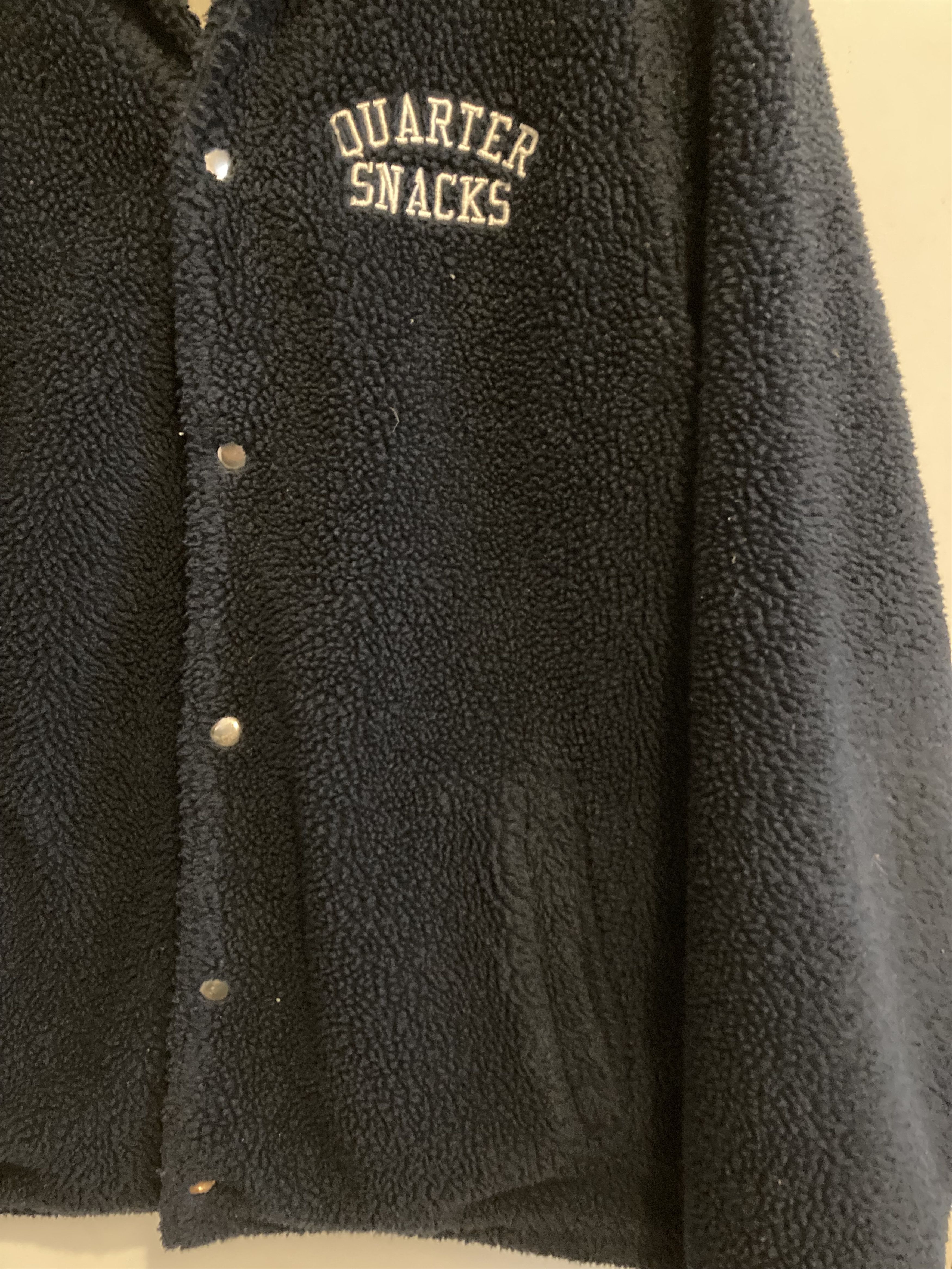 Quartersnacks Chunky fleece coach jacket Grailed