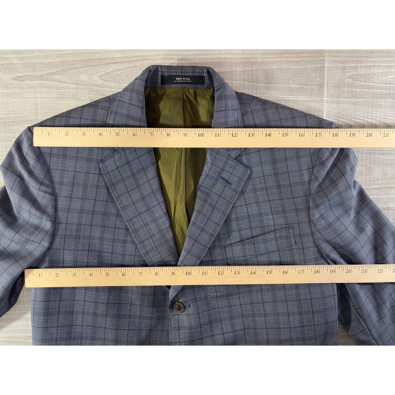 Todd Snyder Todd Snyder Sutton fit Wool Blend Blazer Jacket Sz 42R plaid Size 42R - 10 Thumbnail
