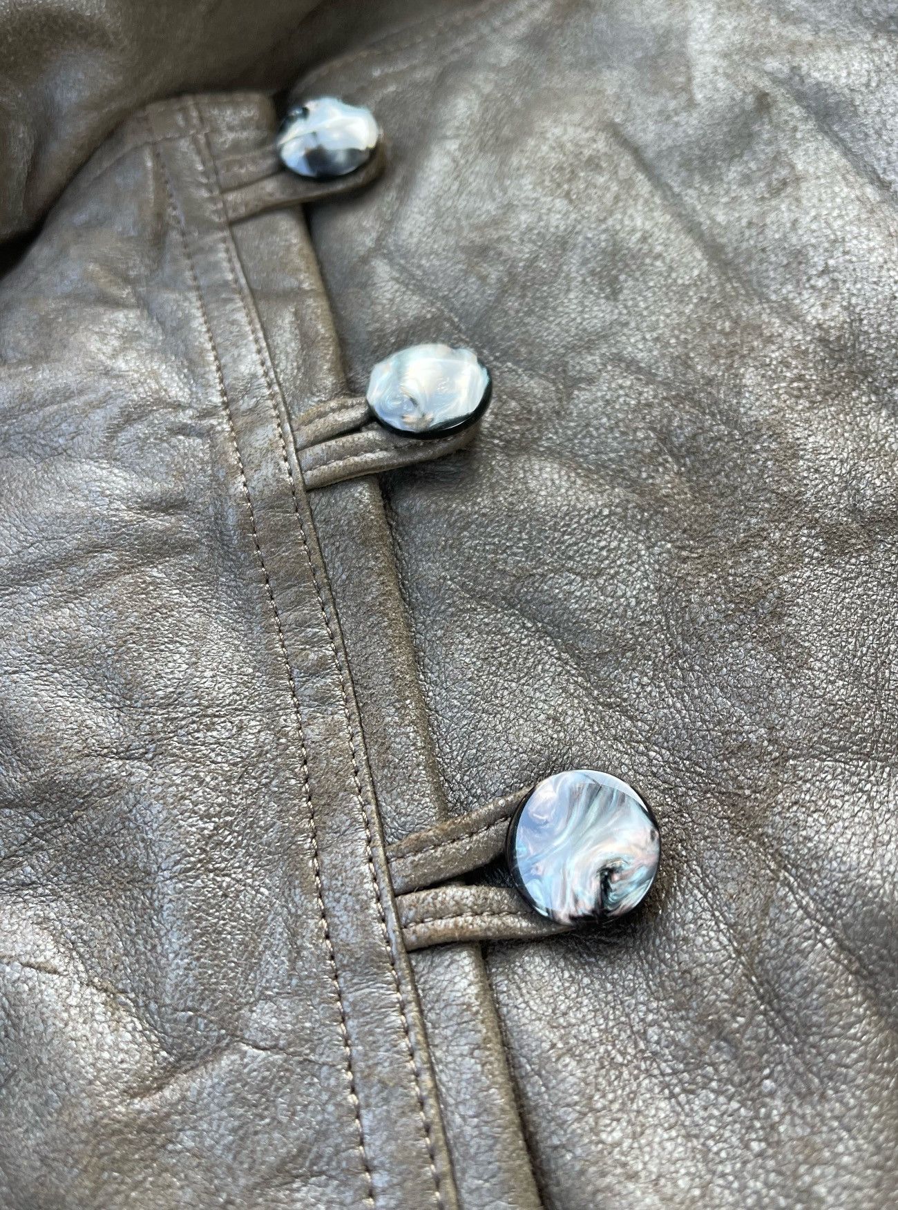 Balmain × Pierre Balmain 🔥VINTAGE PIERRE BALMAIN PARIS GENUINE LEATHER WOMEN'S JACKET Size M / US 6-8 / IT 42-44 - 11 Thumbnail