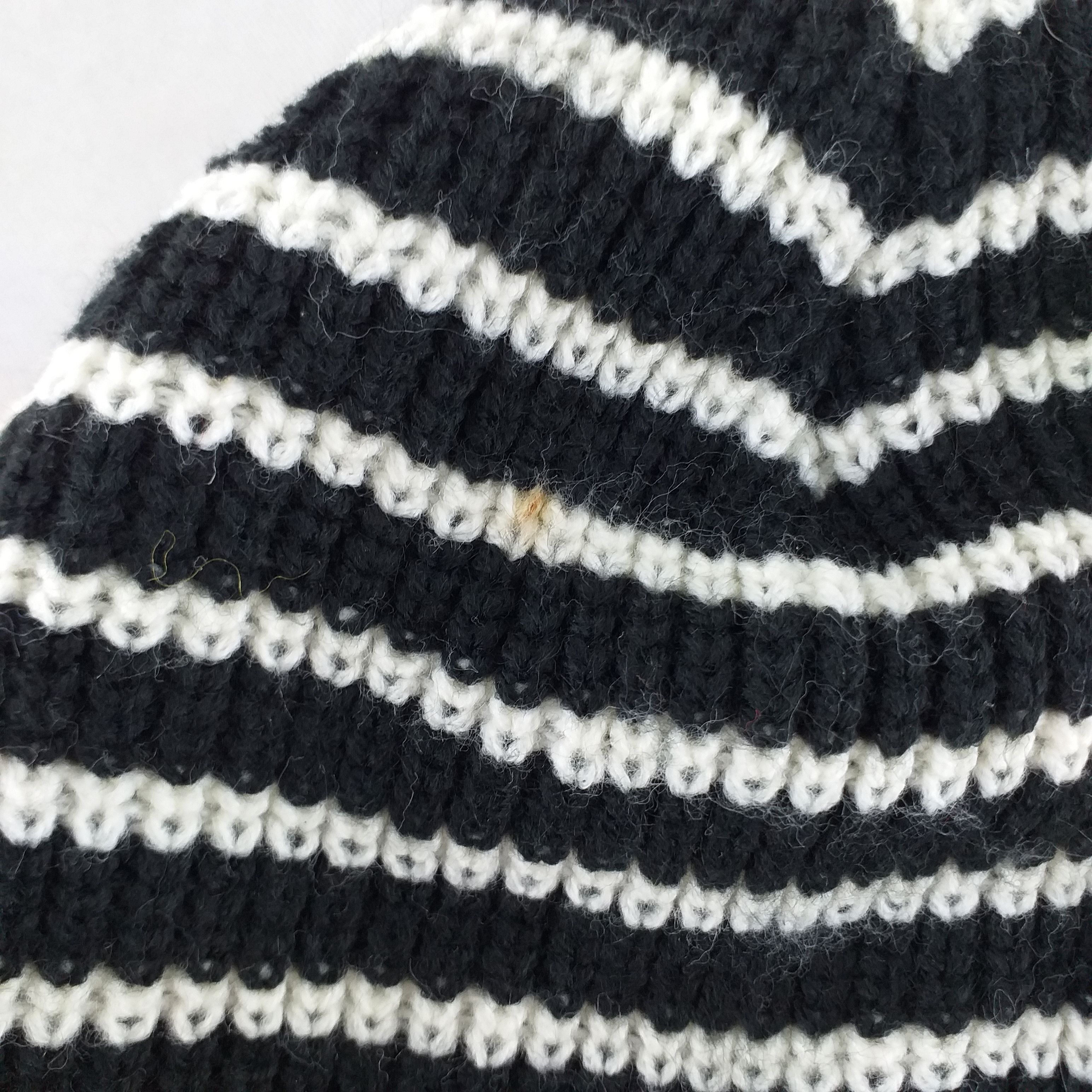 Global Work Vintage Global Work Stripes Snow Cap Hat Beanie -BN474 Size ONE SIZE - 7 Thumbnail