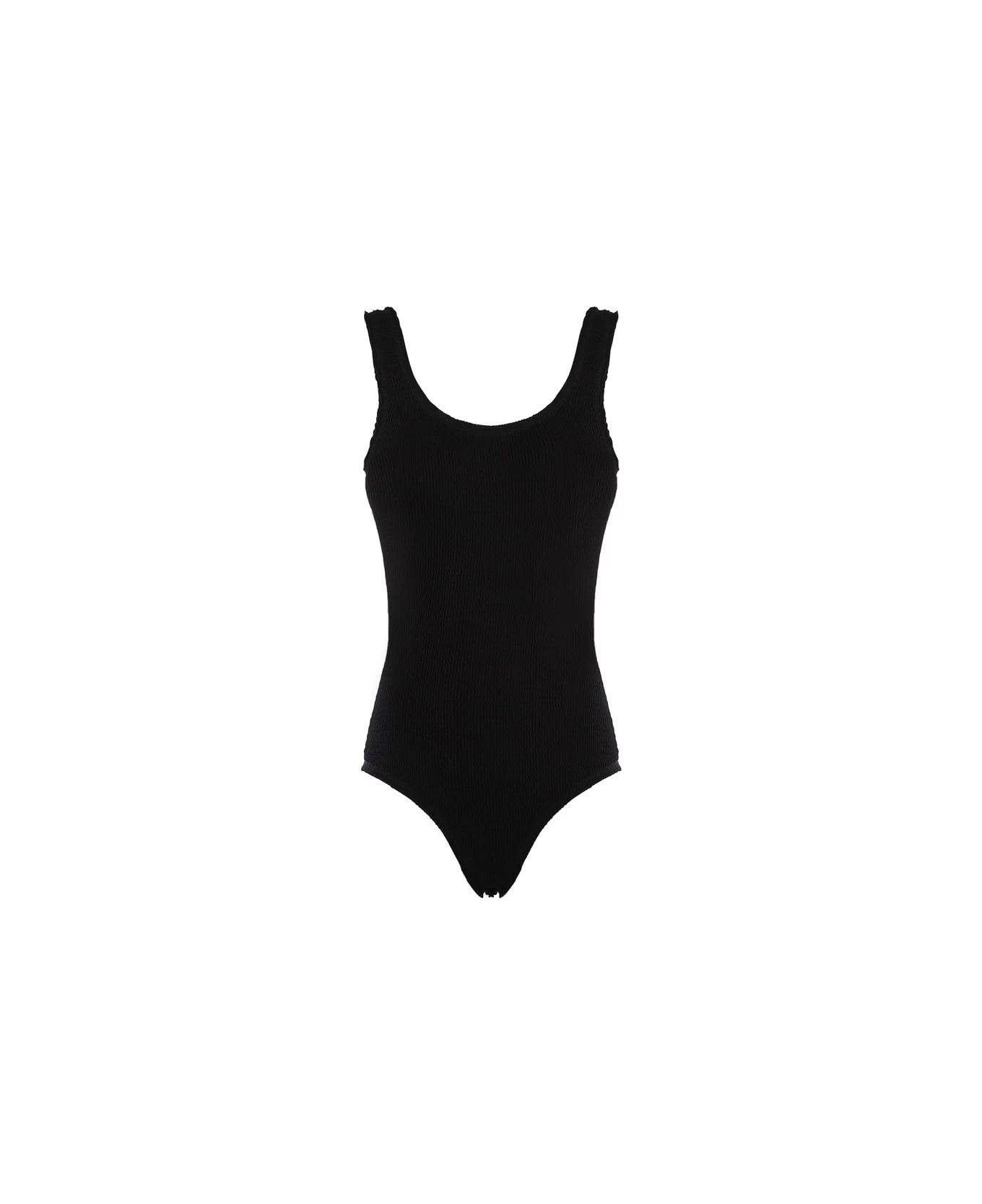 Bottega Veneta o1n1vont1224 Swimsuit Crinkle Nylon in Black Size XS / US 0-2 / IT 36-38 - 4 Thumbnail