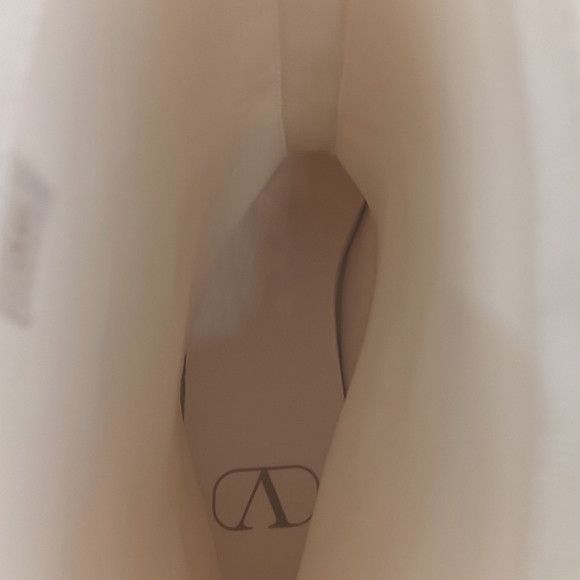 Valentino Valentino Garavani Women Ivory Rose Atelier Mid Boots - EU36 Size US 6 / IT 36 - 10 Thumbnail
